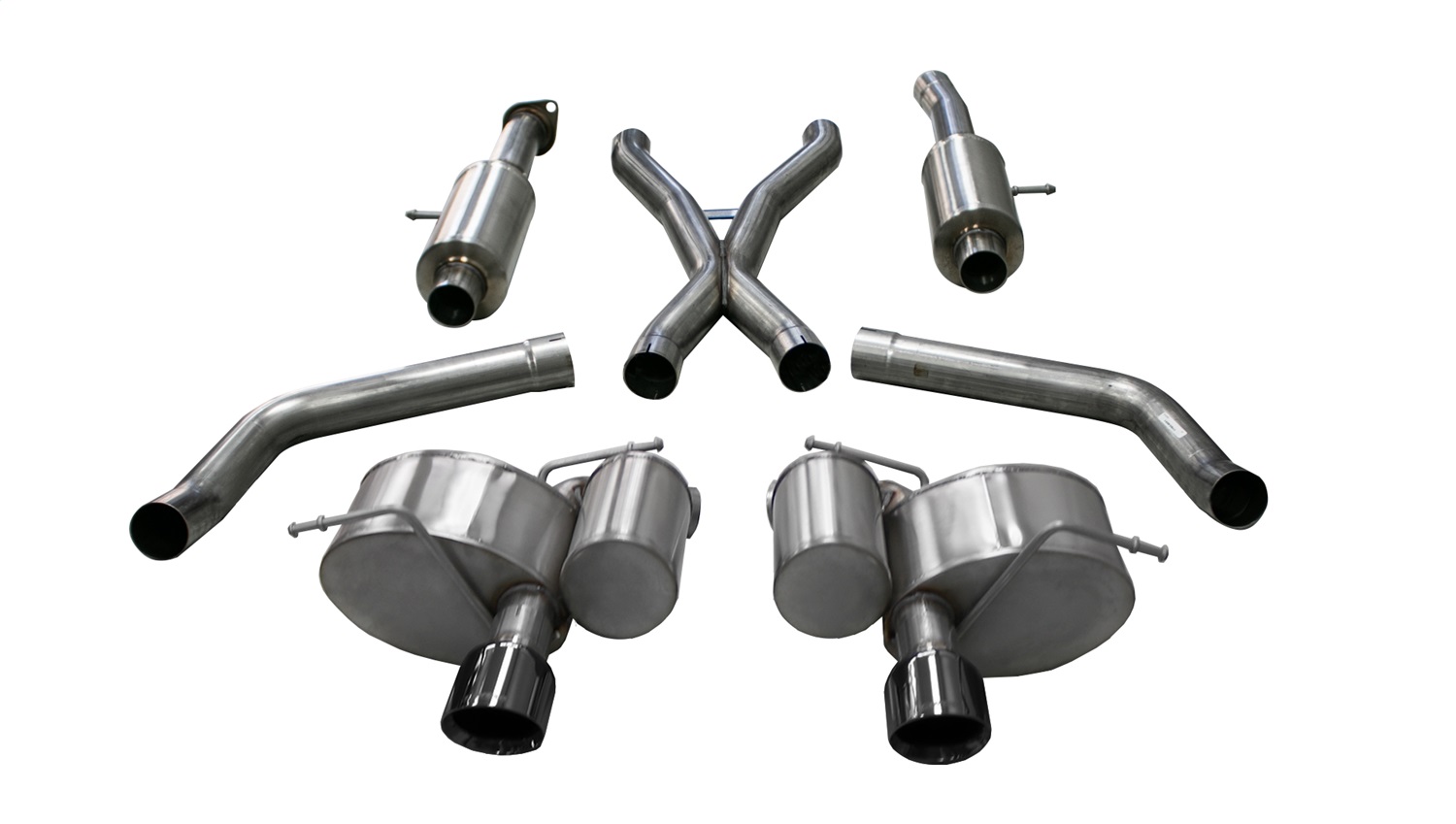 Corsa Performance - 14466BLK - Exhaust System Kit