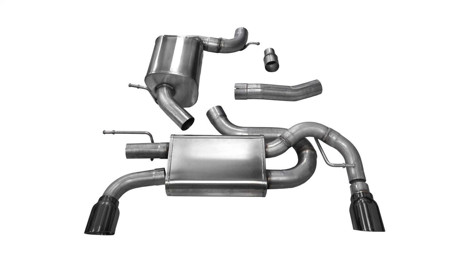 Corsa Performance - 14491BLK - Exhaust System Kit