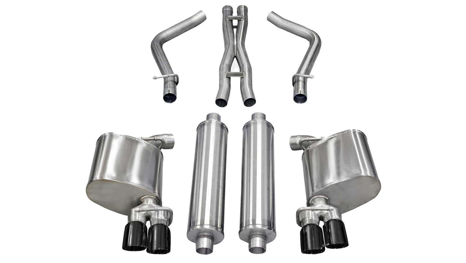 Corsa Performance - 14522BLK - Exhaust System Kit