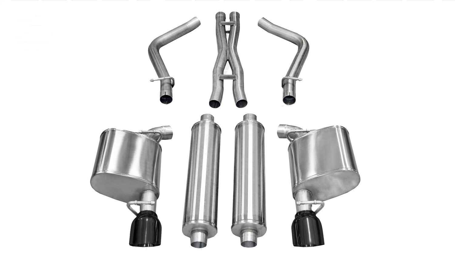 Corsa Performance - 14537BLK - Exhaust System Kit