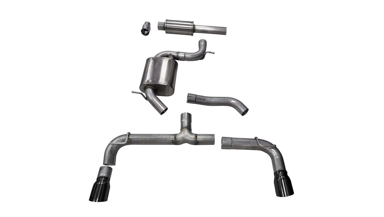 Corsa Performance - 14834BLK - Exhaust System Kit