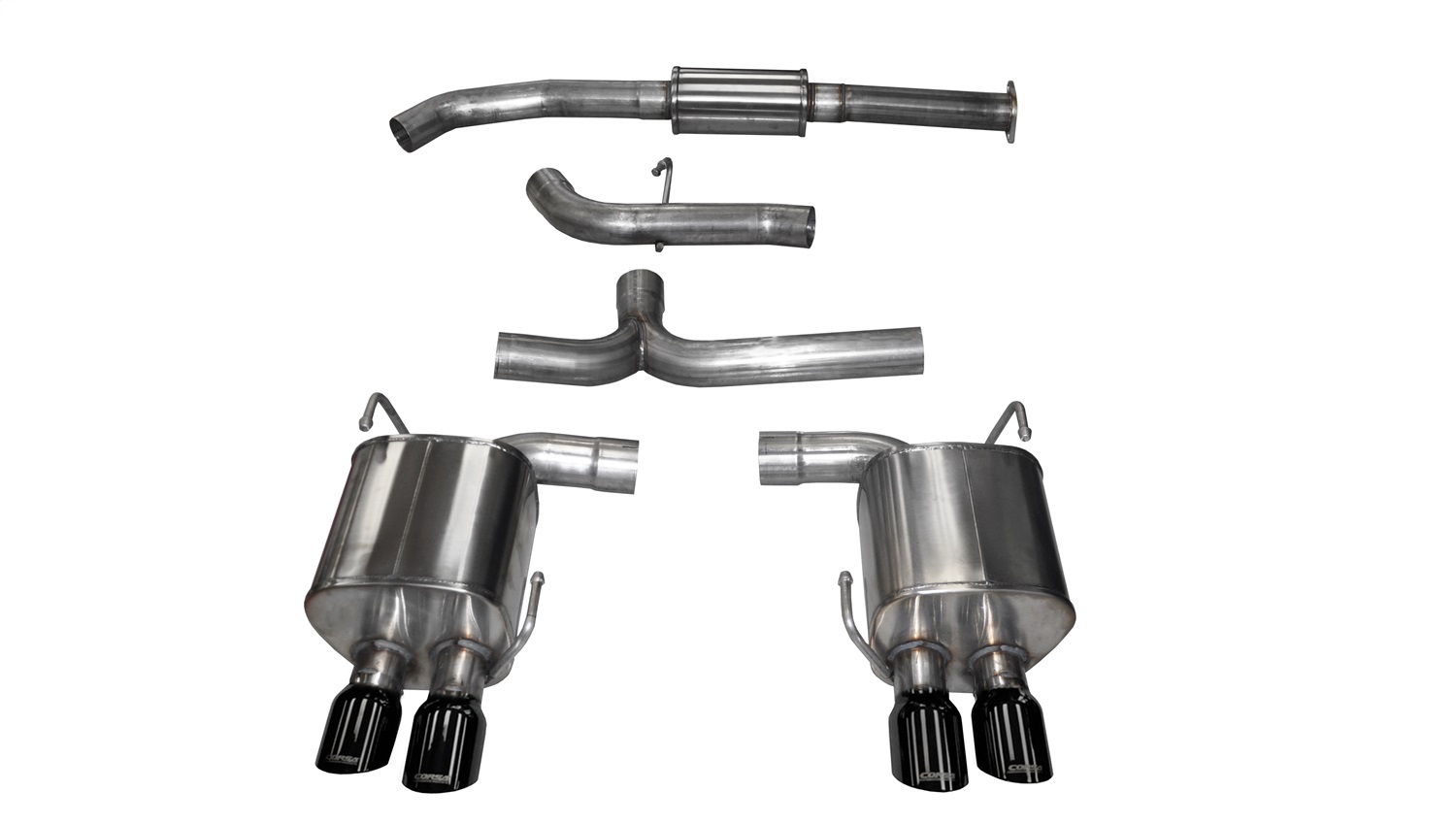 Corsa Performance - 14857BLK - Exhaust System Kit