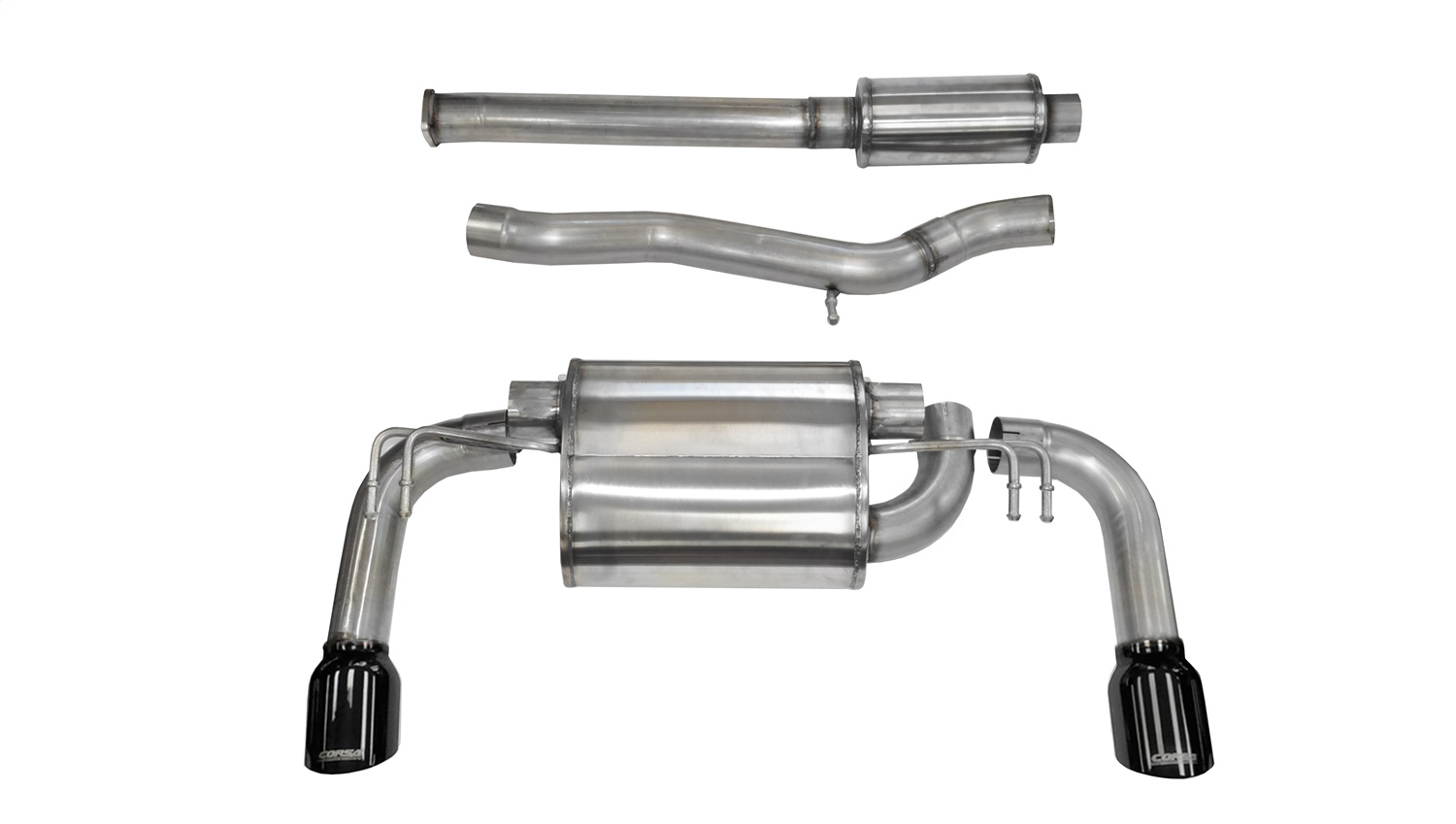 Corsa Performance - 14858BLK - Exhaust System Kit