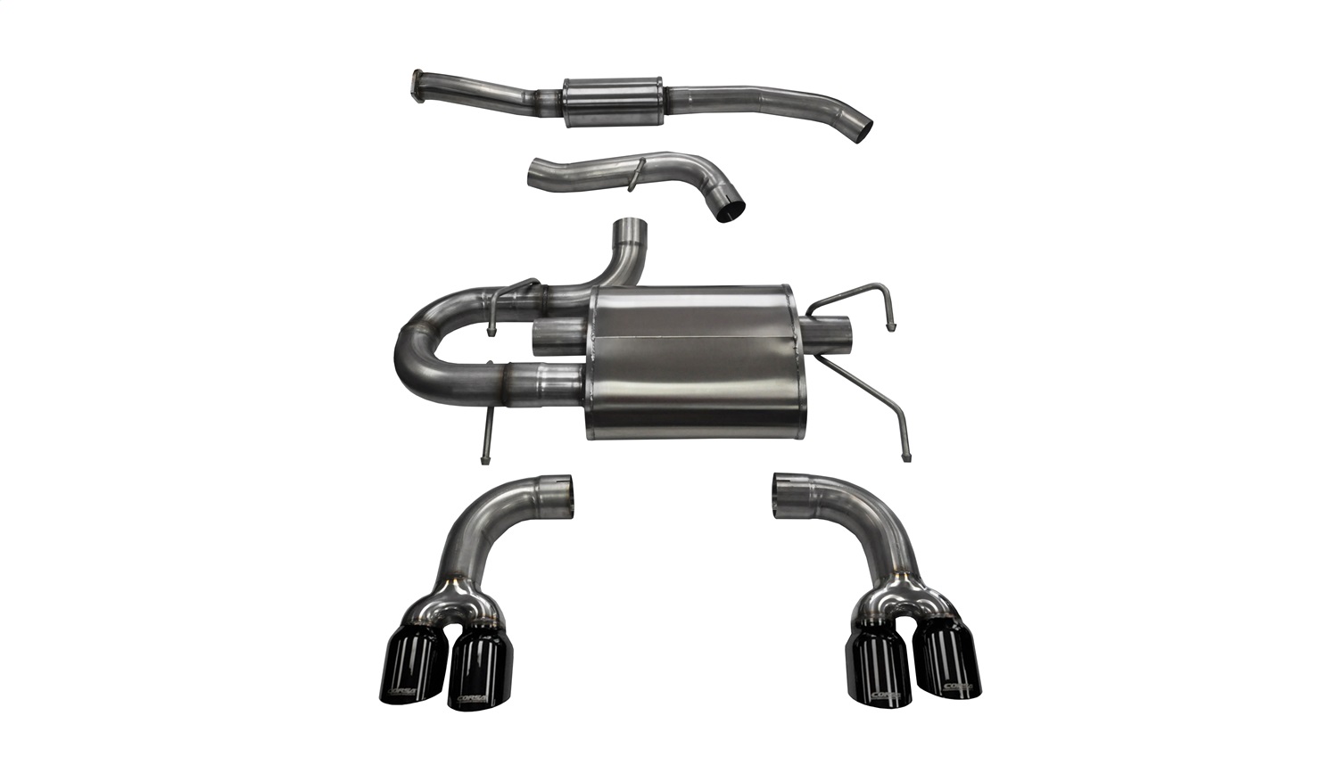 Corsa Performance - 14862BLK - Exhaust System Kit
