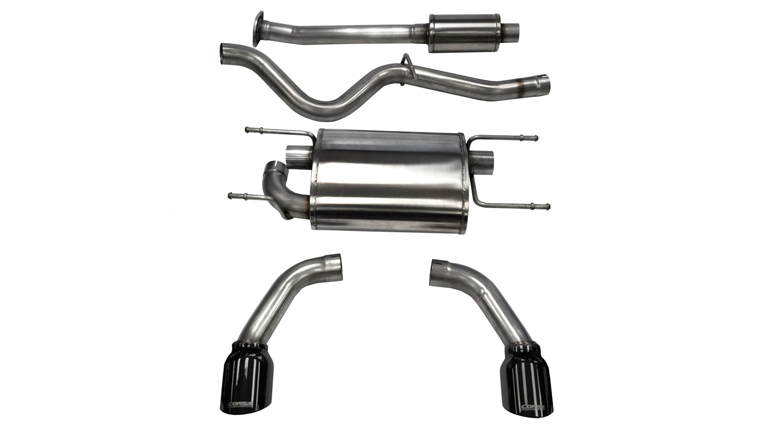 Corsa Performance - 14864BLK - Exhaust System Kit