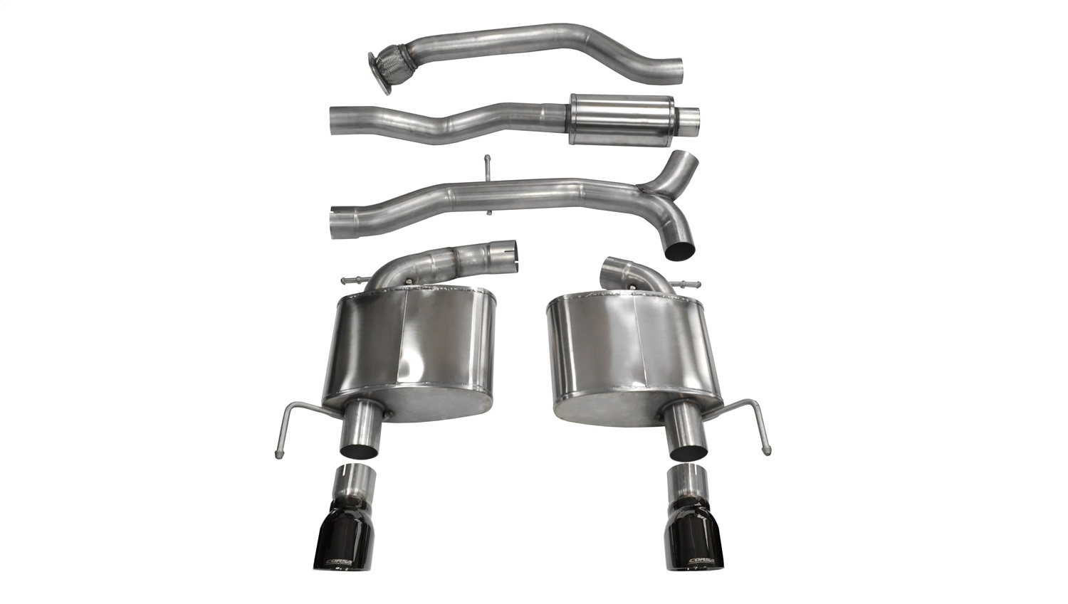 Corsa Performance - 14888BLK - Exhaust System Kit