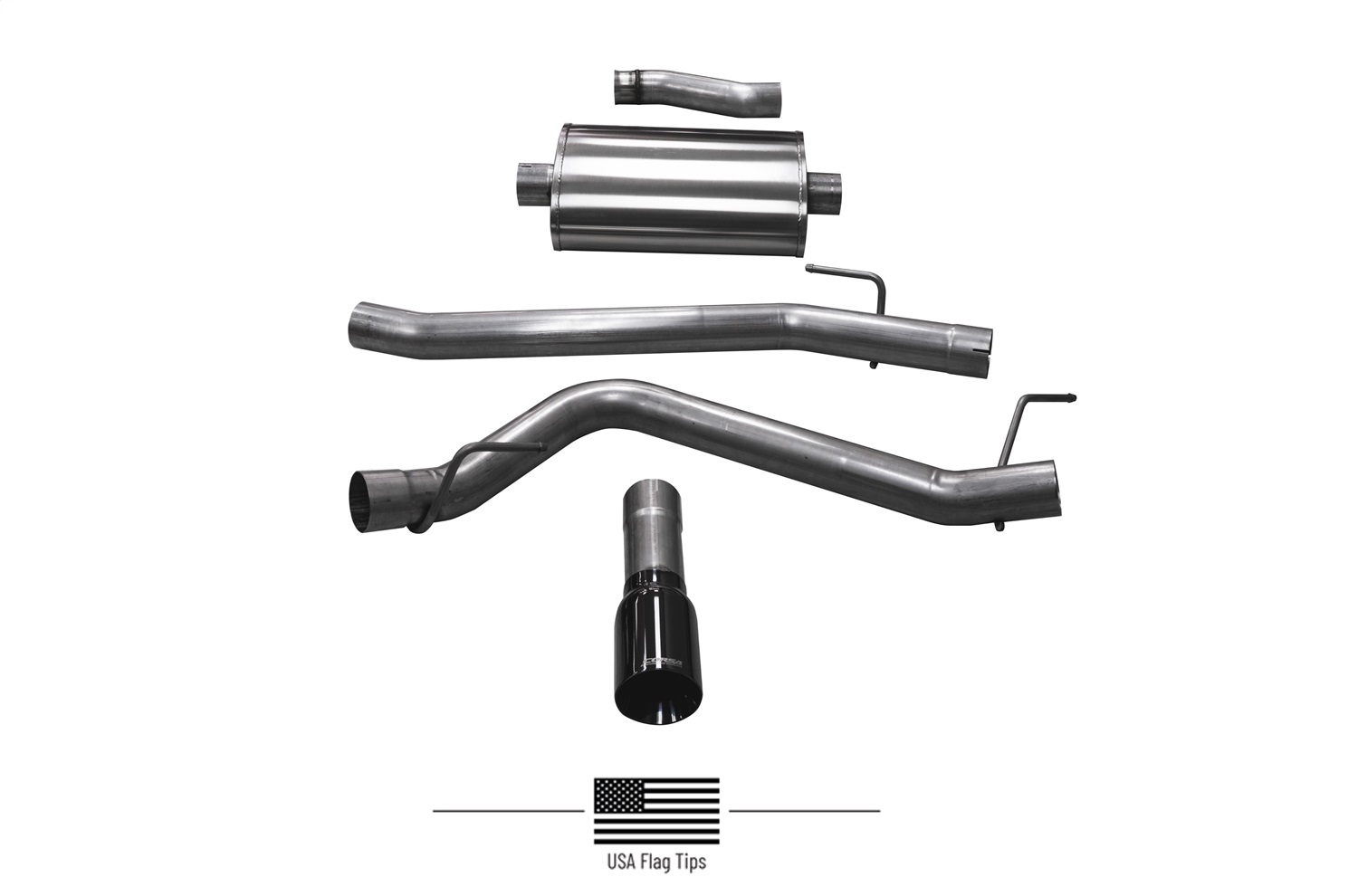 Corsa Performance - 21060BLKUSA - Exhaust System Kit