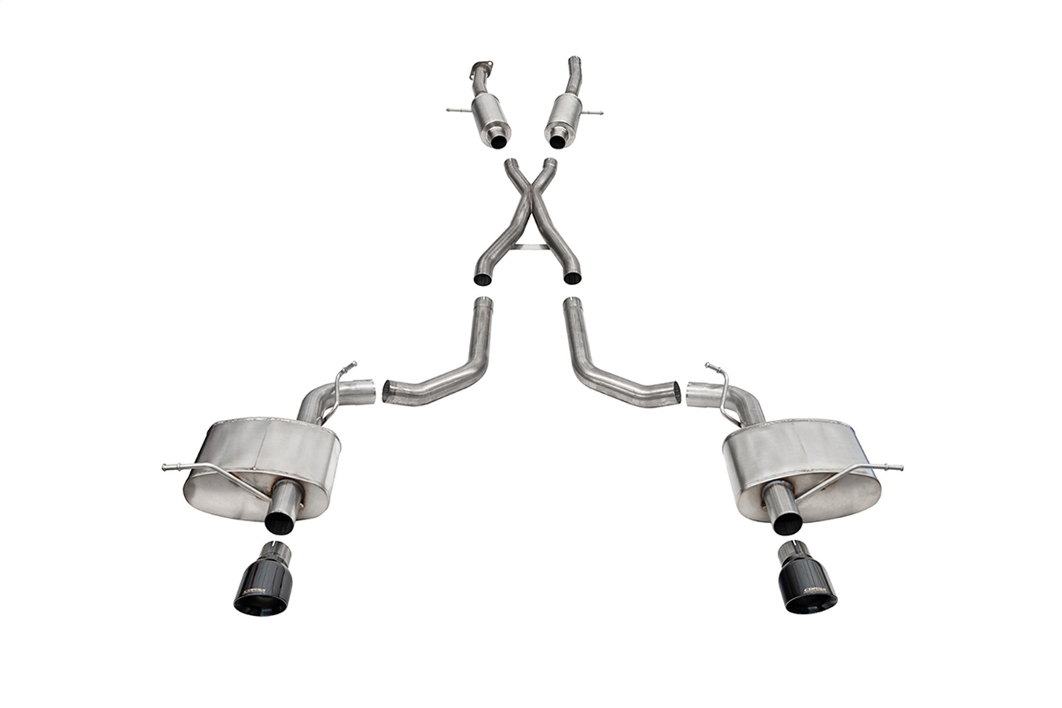 Corsa Performance - 21197BLK - Exhaust System Kit