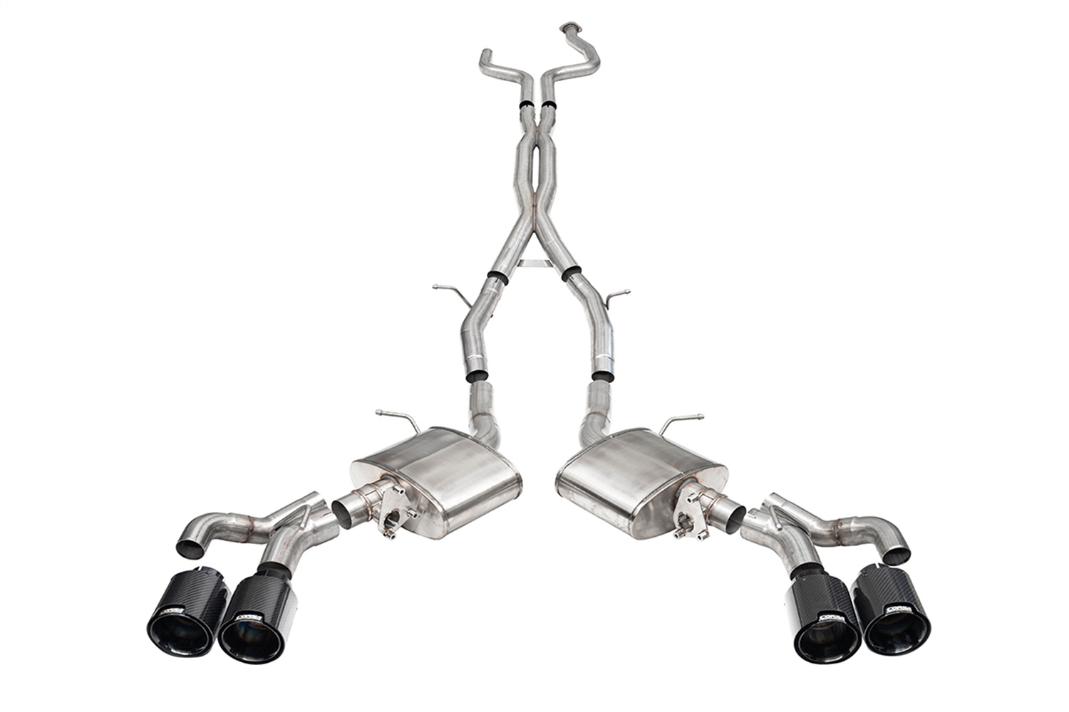 Corsa Performance - 21320CFBLK - Exhaust System Kit
