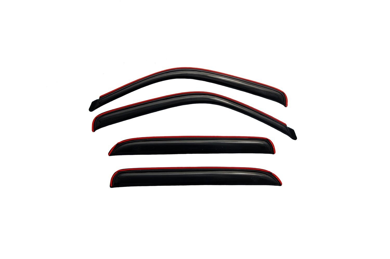 Auto Ventshade AVS 194355 - AVS In-Channel Ventvisor, Crew Cab, Modified Acrylic