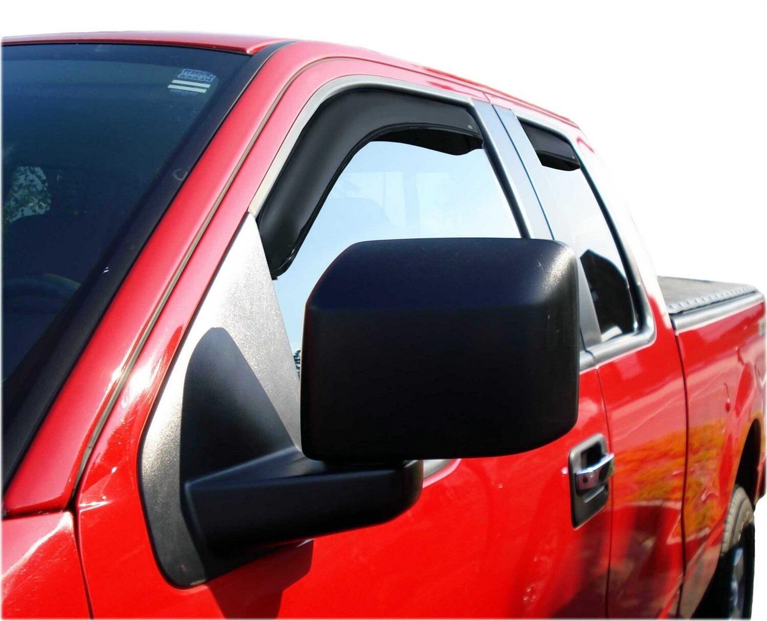 Auto Ventshade AVS 194738 - AVS In-Channel Ventvisor, Extended Cab, Modified Acrylic