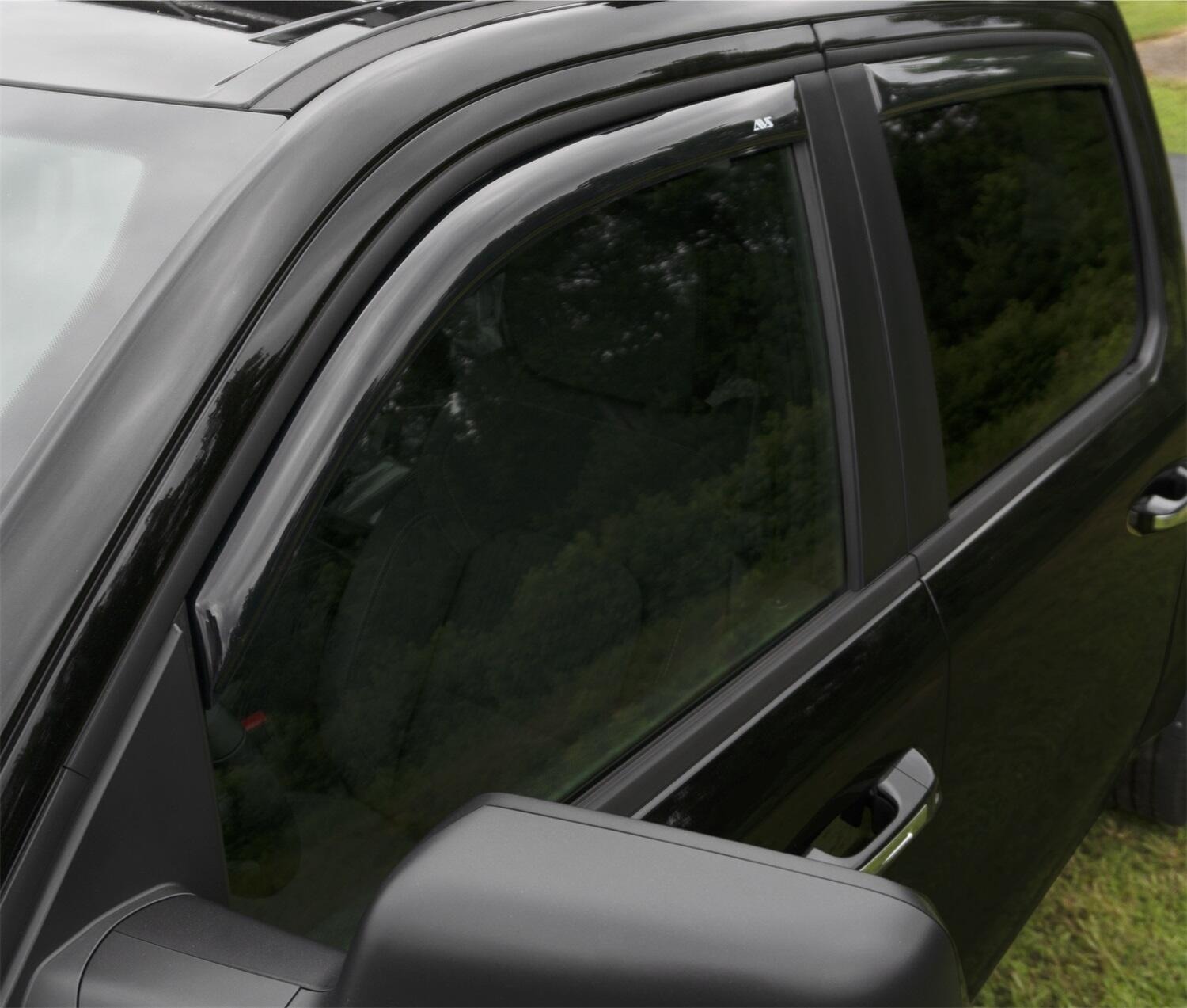 Auto Ventshade AVS 194818 - AVS In-Channel Ventvisor, Crew Cab, Modified Acrylic