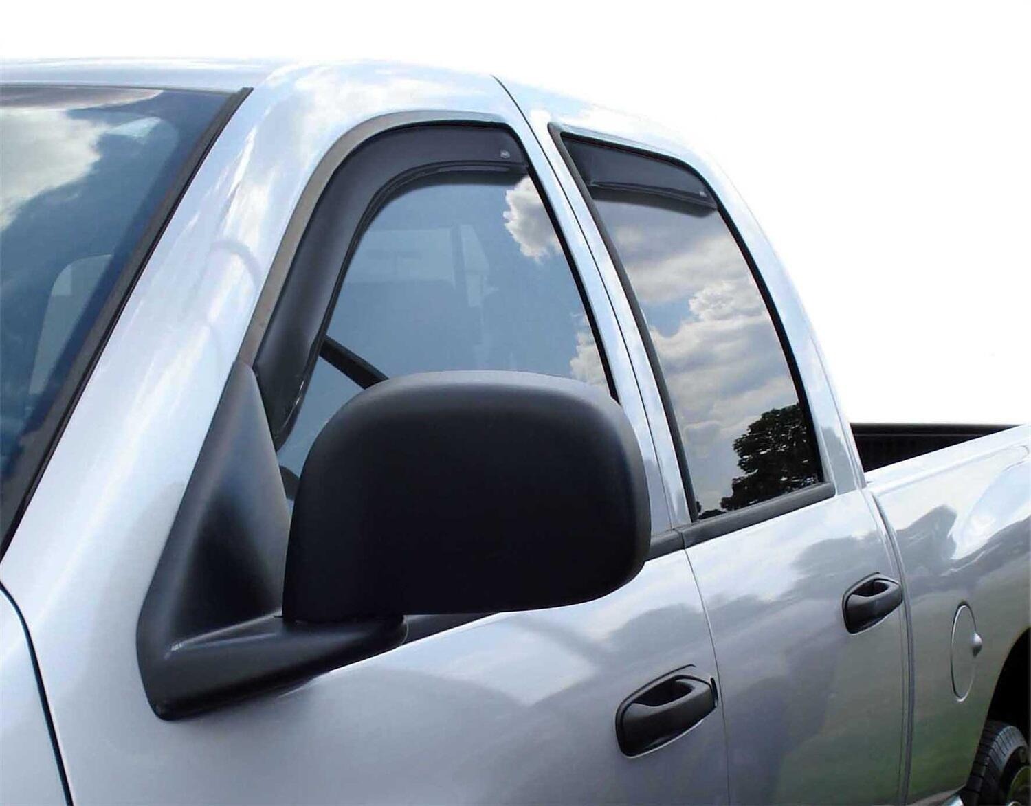 Auto Ventshade AVS 194845 - AVS In-Channel Ventvisor, Extended Crew Cab, Modified Acrylic