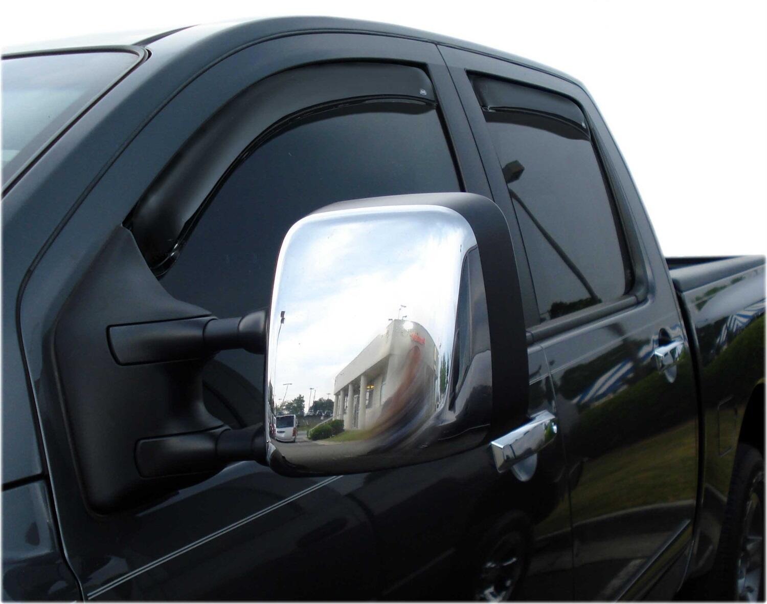 Auto Ventshade AVS 194858 - AVS In-Channel Ventvisor, Crew Cab, Modified Acrylic