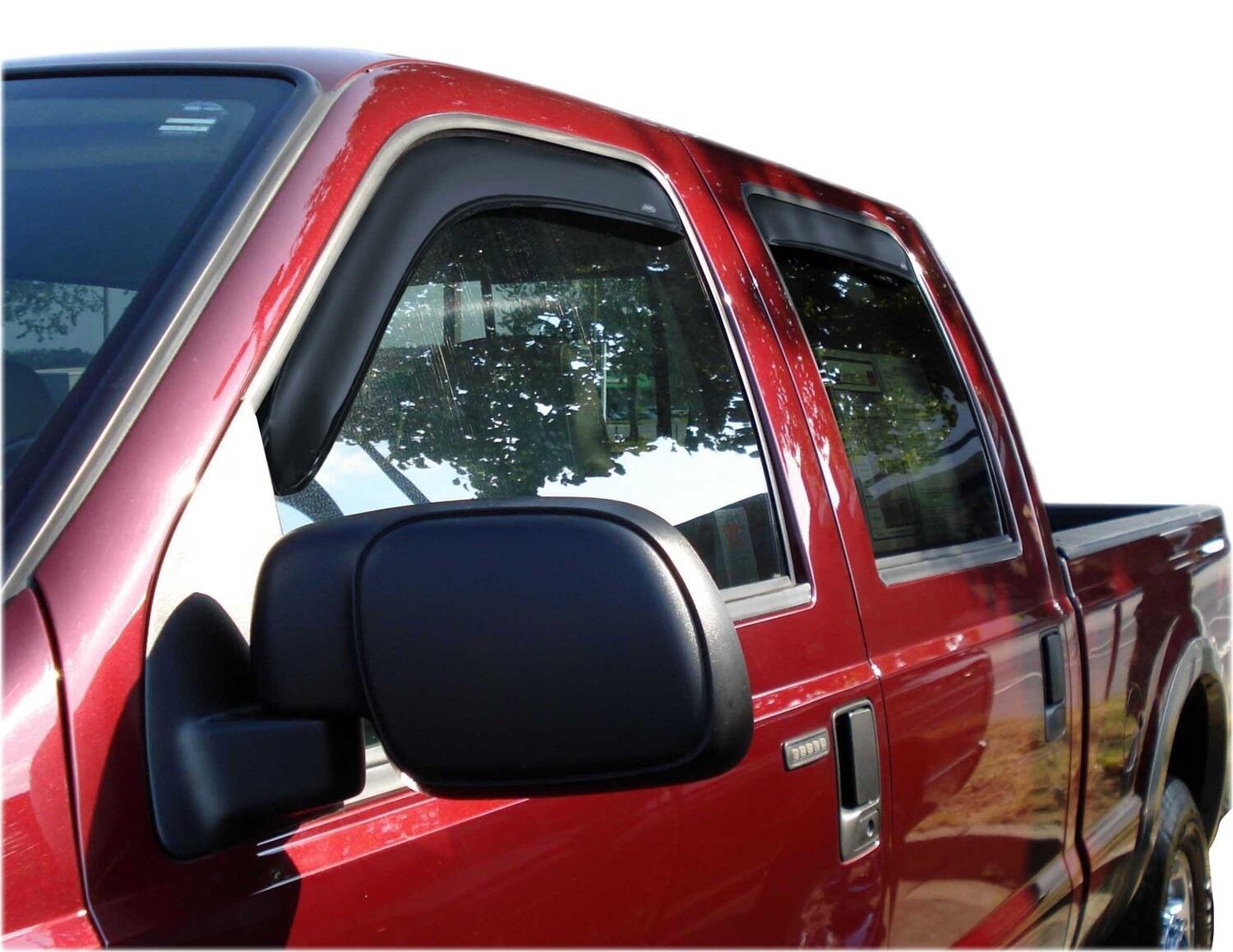 Auto Ventshade AVS 194953 - AVS In-Channel Ventvisor, Crew Cab, Modified Acrylic