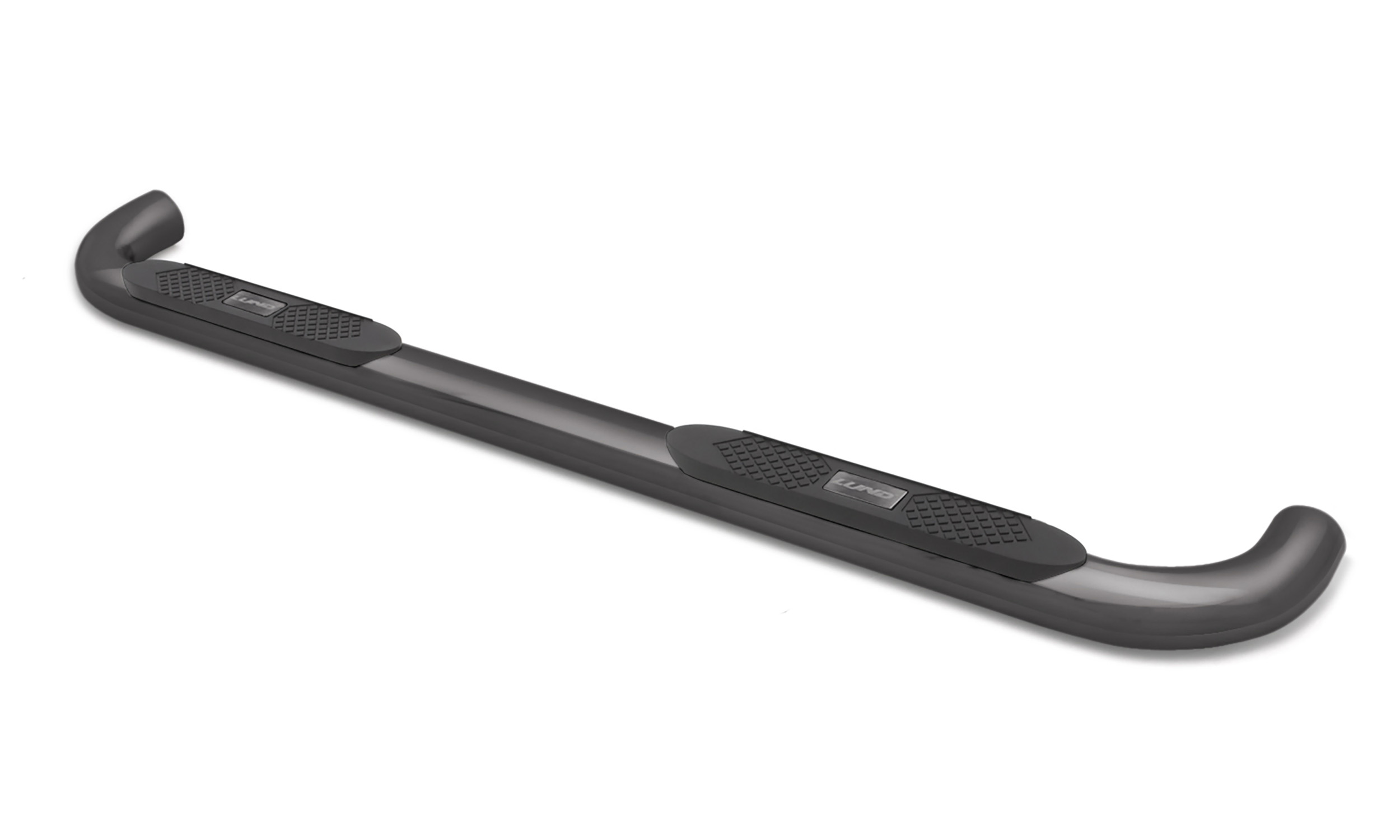 Lund 23474754 - 4" Oval Steps, 2-Piece Set, Black