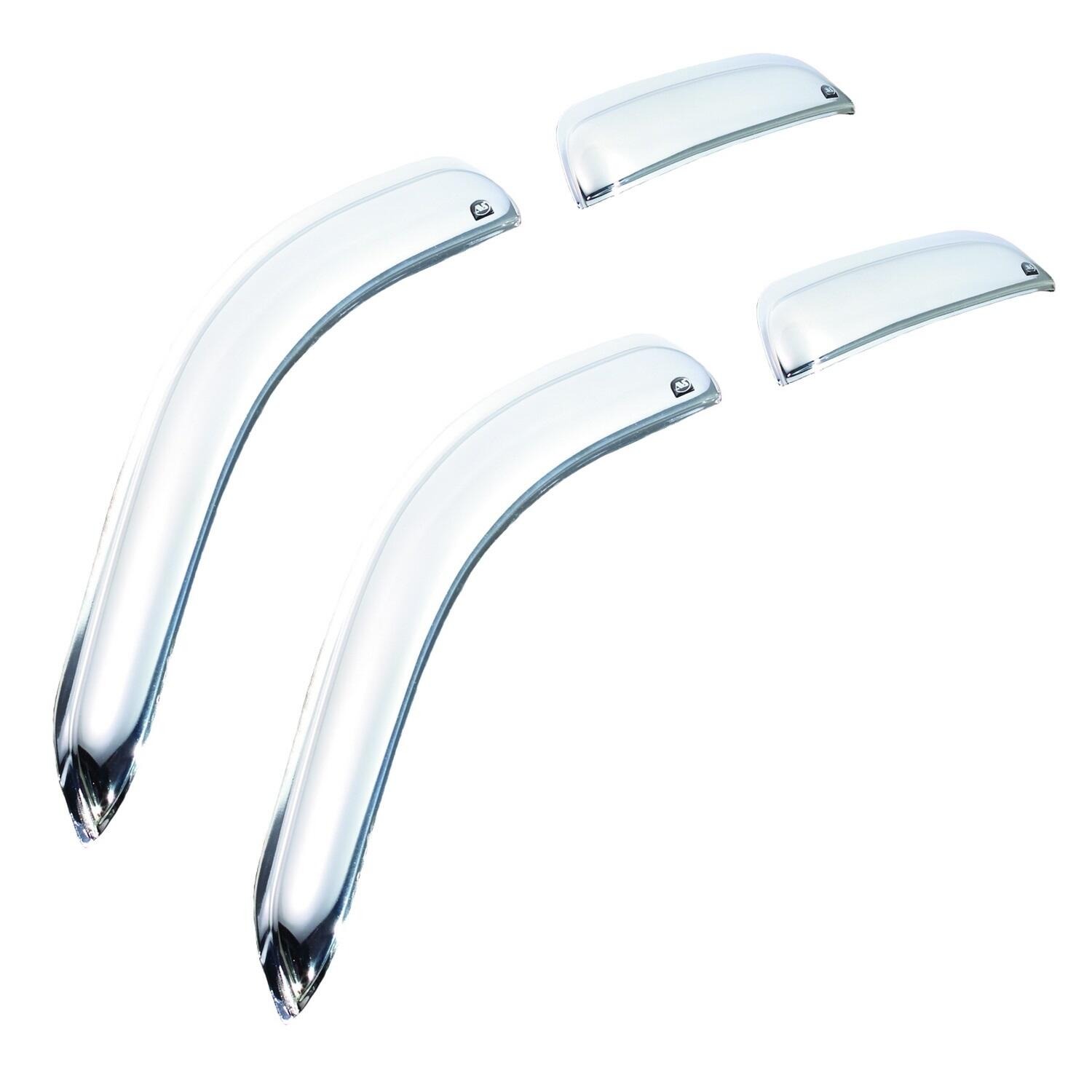 Auto Ventshade AVS 684233 - AVS Chrome Ventvisor, Outside Mount, Abs Thermoplastic