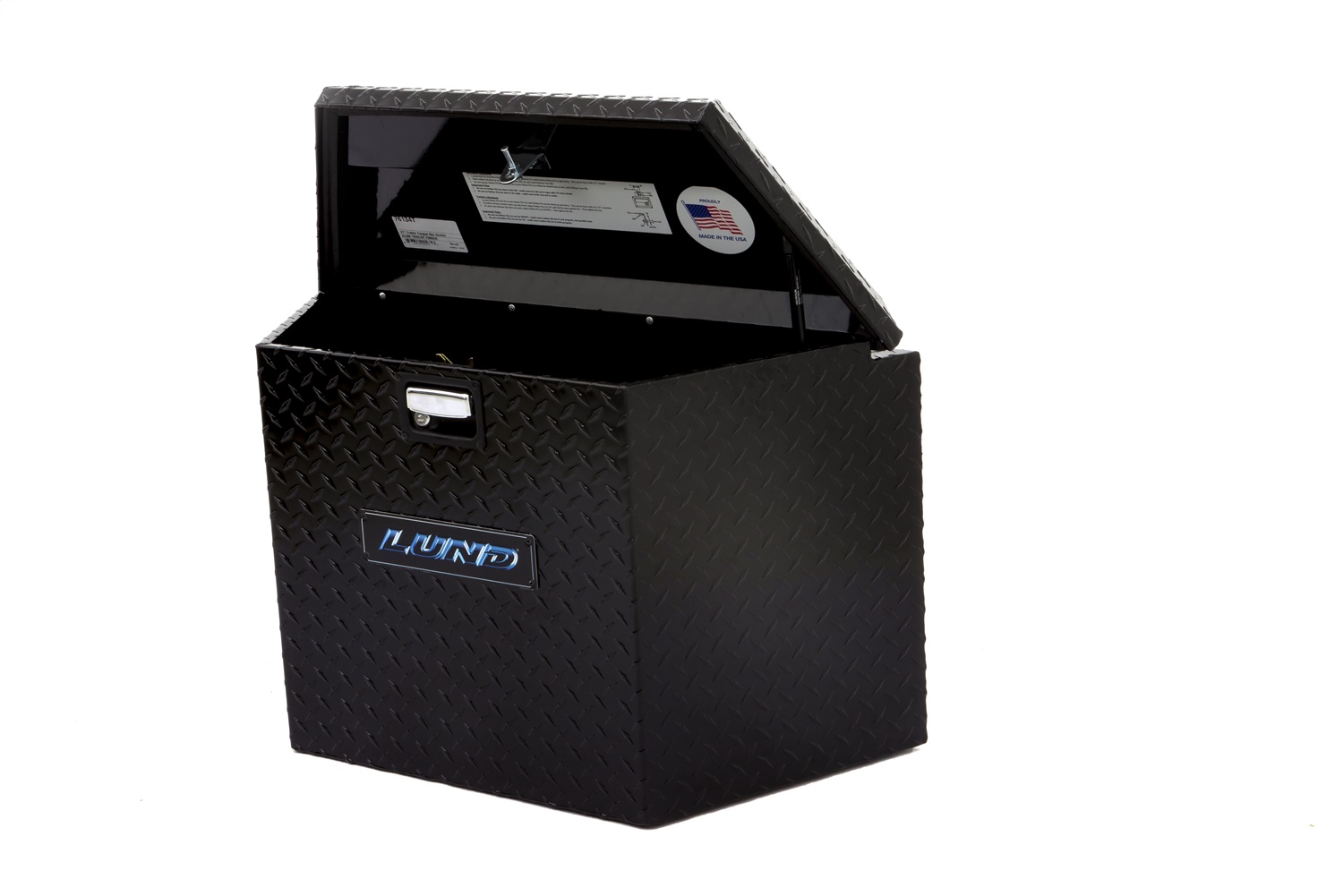 Lund 76134T - Aluminum Storage Boxes, Black