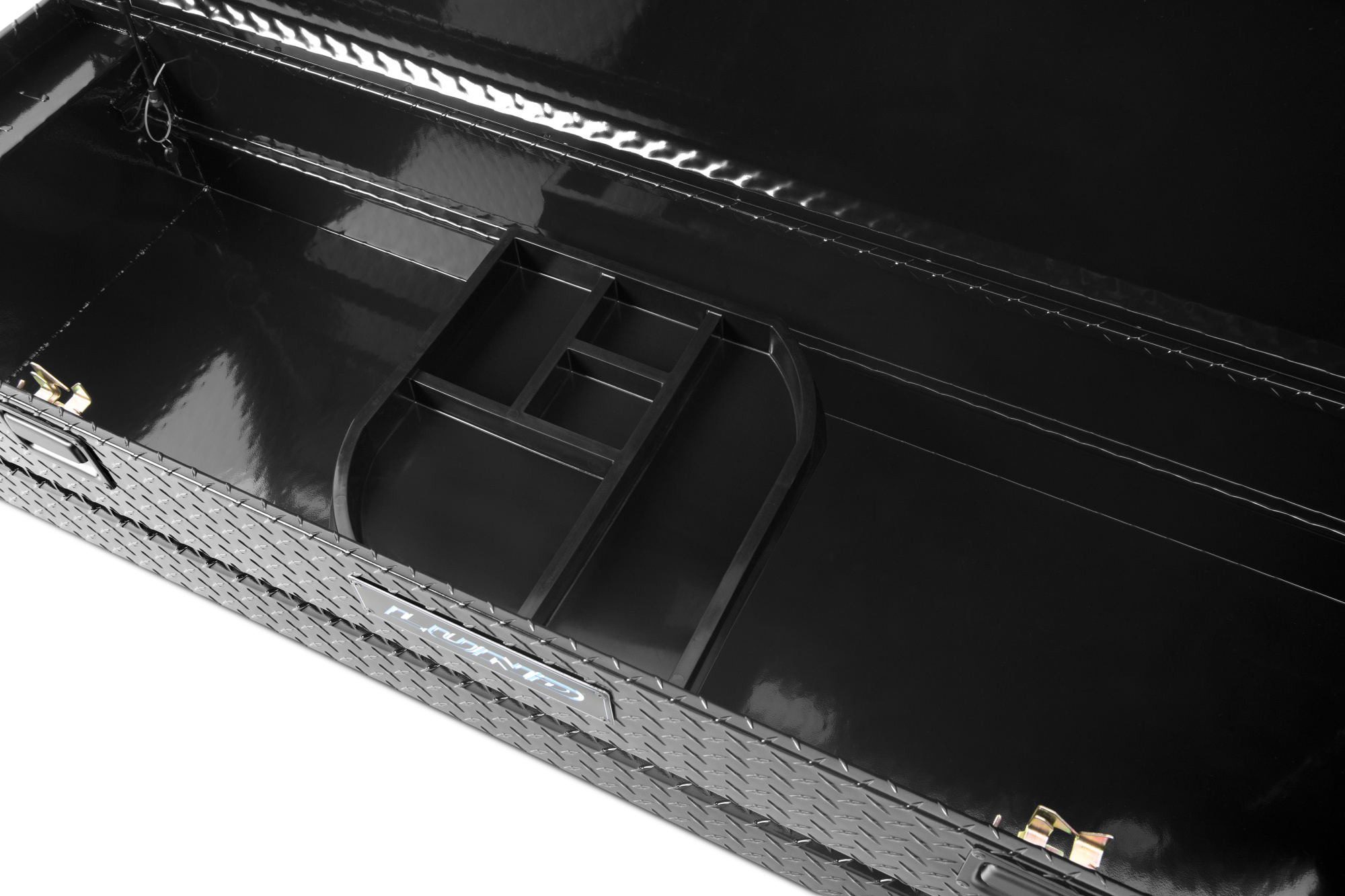 Lund 79305LP - Aluminum Storage Boxes, Black