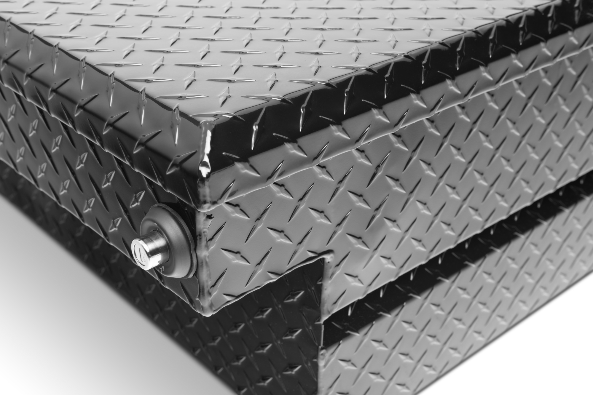 Lund 79307PB - Aluminum Storage Boxes, Black