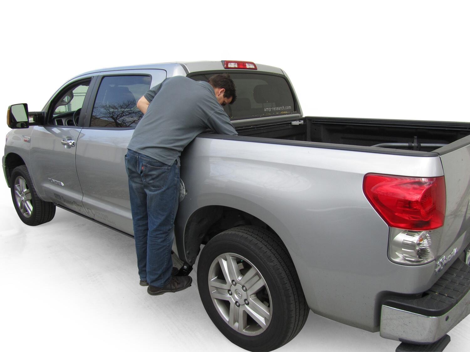 AMP Research 75405-01A - BedStep, Crew Cab, Black