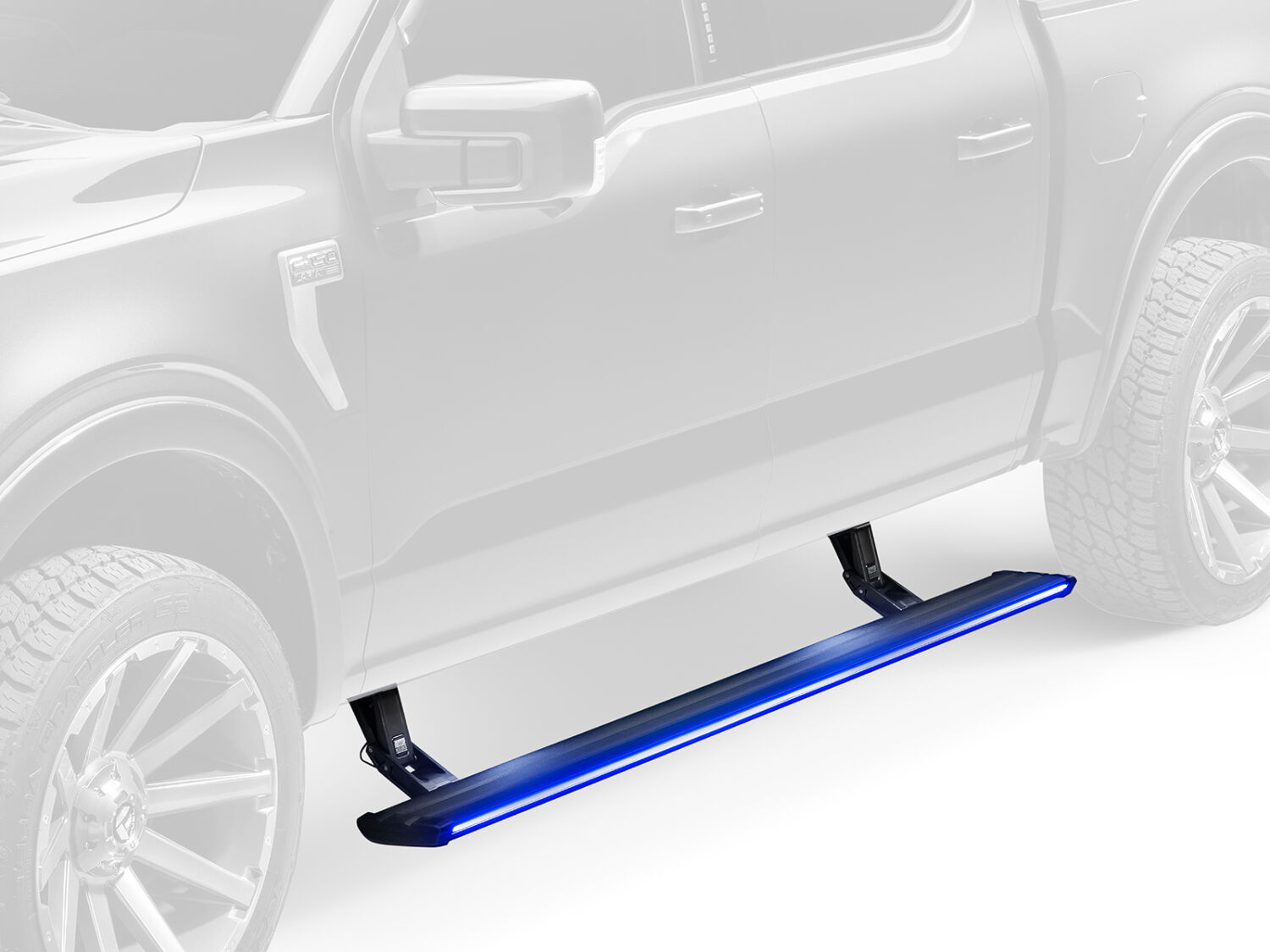 AMP Research 96152-01A - PowerStep Vision, Crew Cab, Black