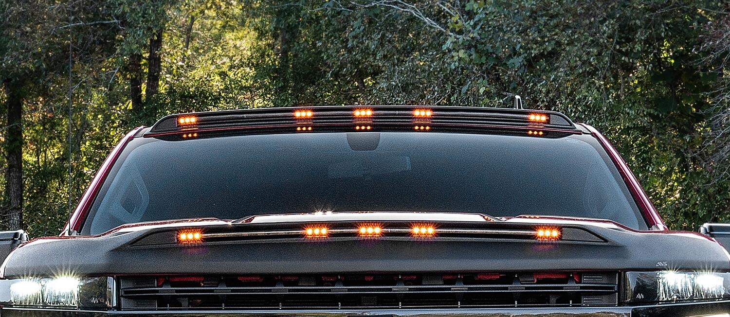 Auto Ventshade AVS 698096-J7 - AVS AeroCab Marker Light, Thermoplastic Olefin(TPO)