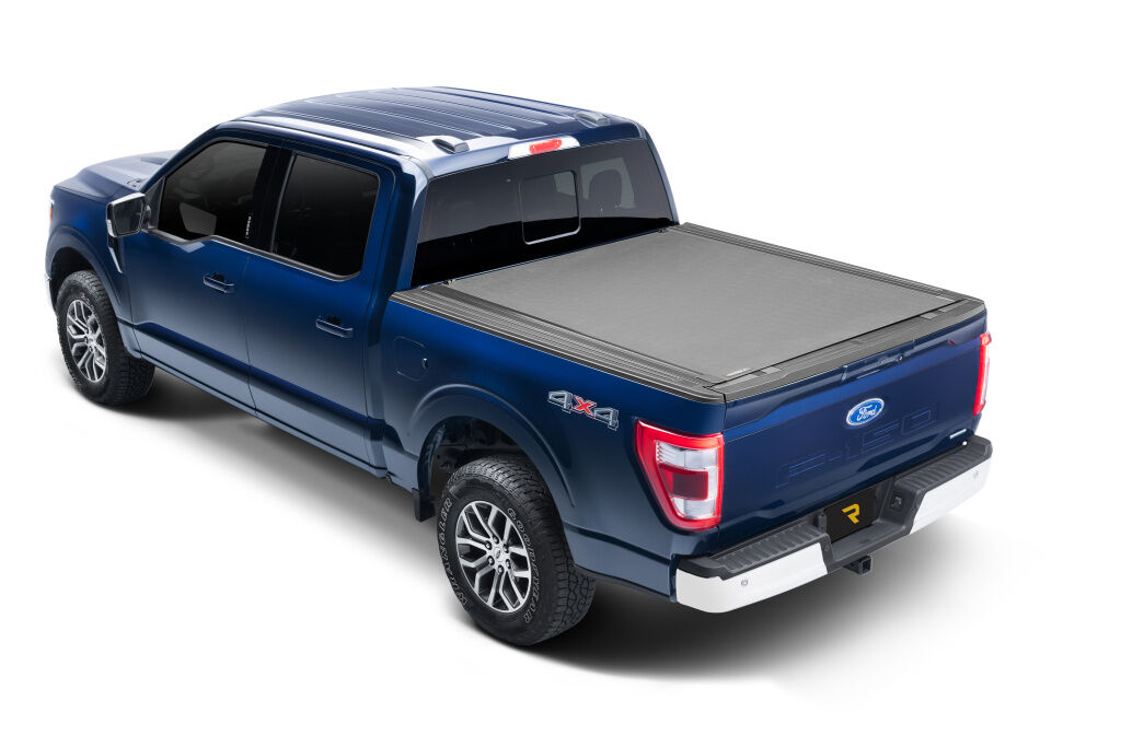 BAK Revolver X4s hard roll-up tonneau cover on F-150