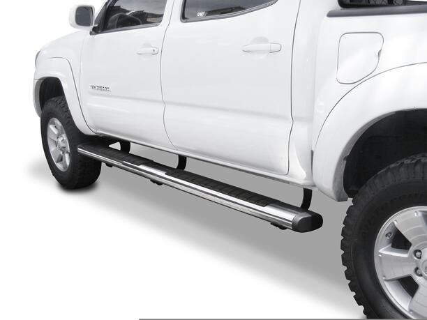 Go Rhino 680287C - Running Boards & Steps, Silver, Chrome