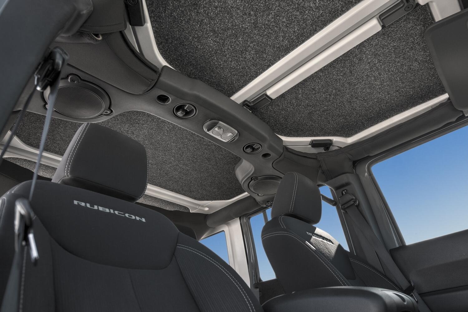 BedRug HLJK074DRK - Headliner, Charcoal, Polypropylene Fiber