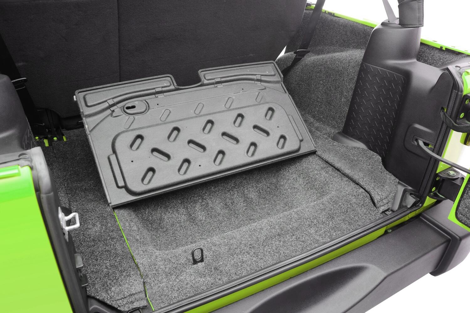 BedRug BRJK07R4 - Jeep Floor & Cargo Liner, Charcoal, Polypropylene Fiber