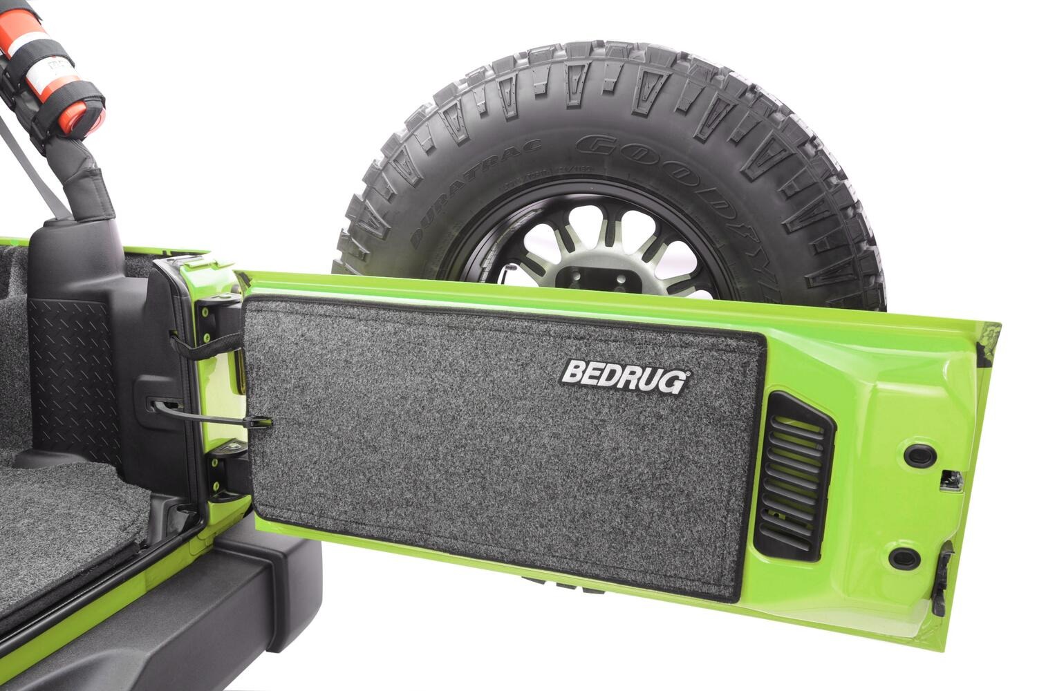 BedRug BRJKTG - Jeep Floor & Cargo Liner, Charcoal, Polypropylene Fiber