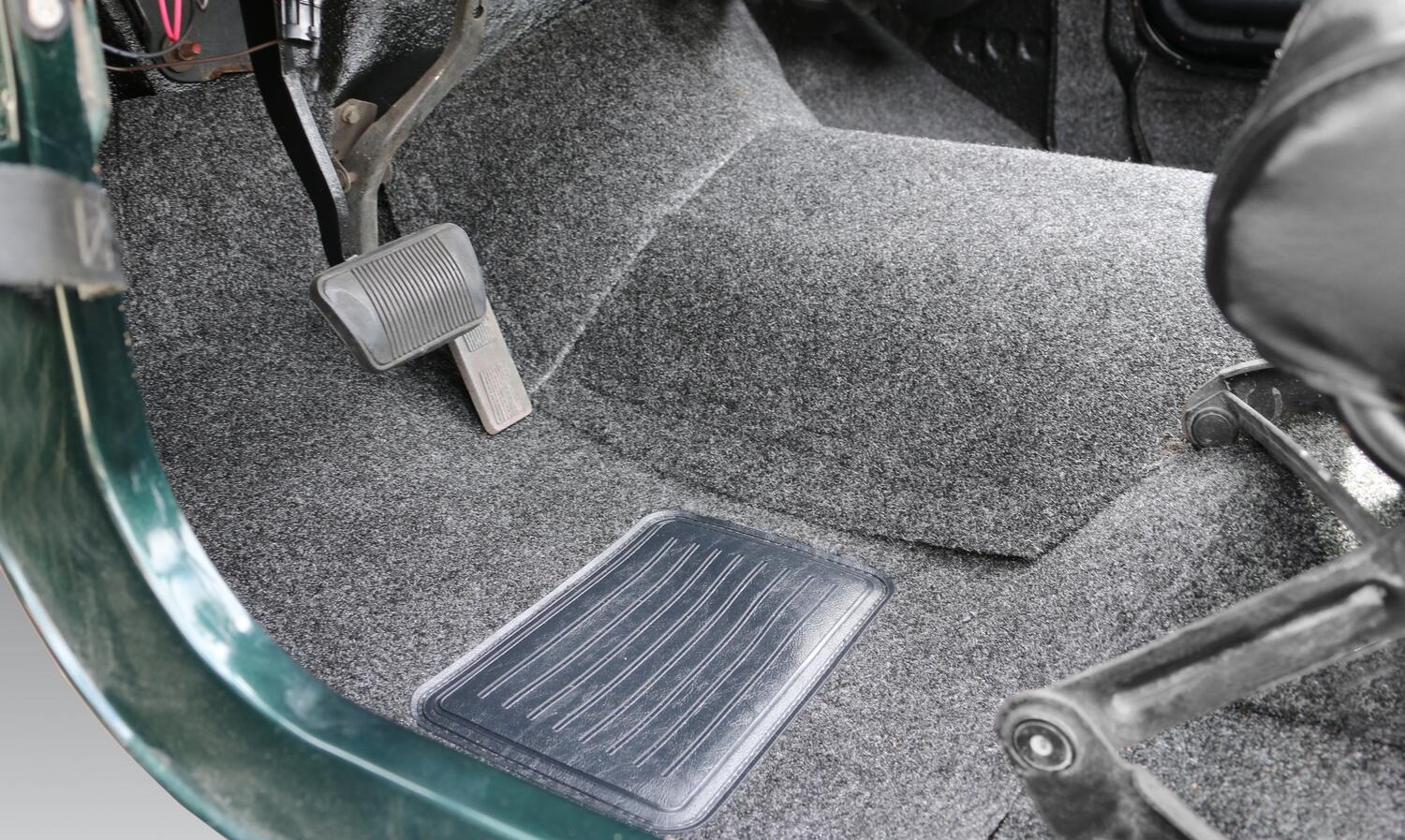 BedRug BRCYJ76F - Jeep Floor & Cargo Liner, Charcoal, Polypropylene Fiber