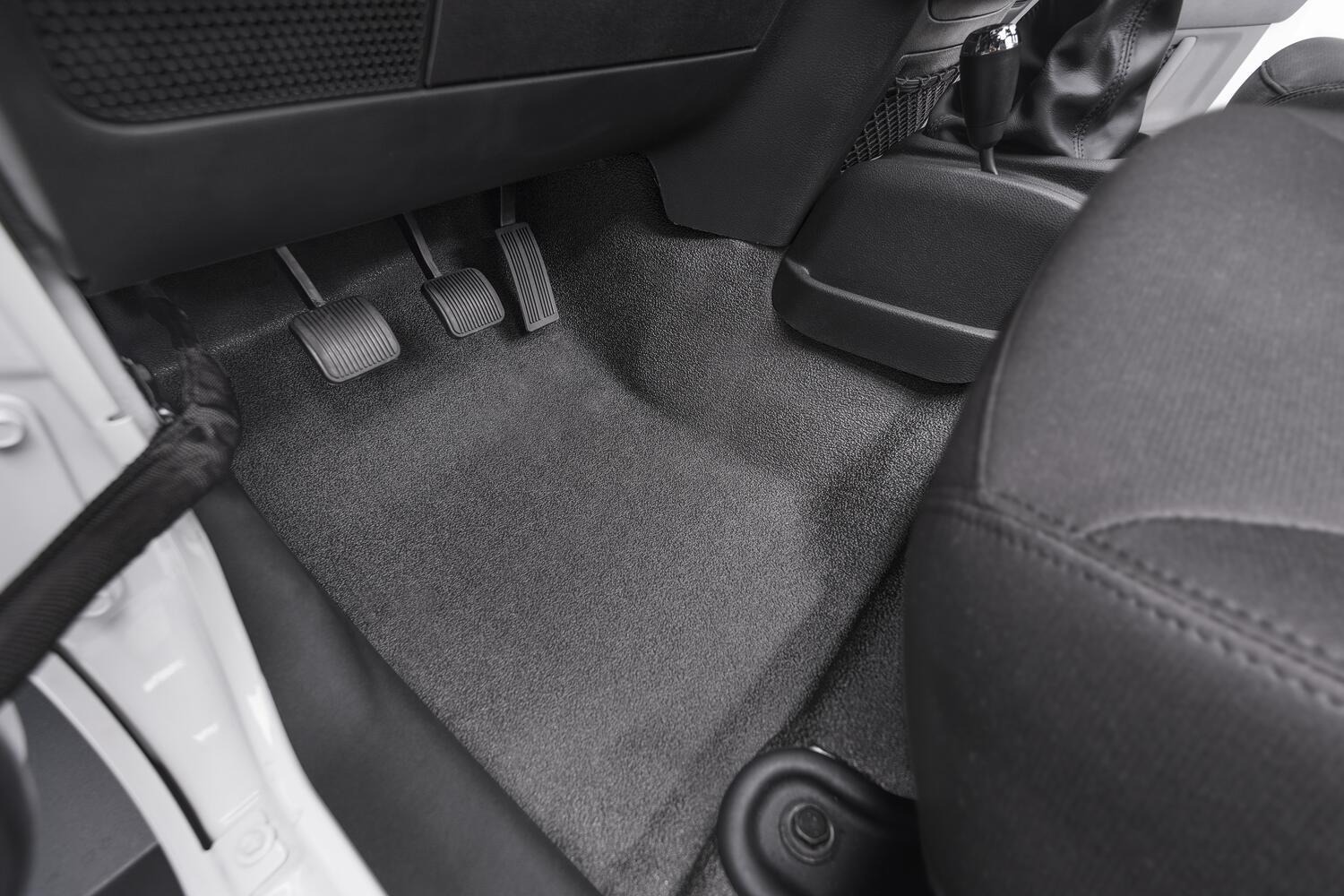 BedRug BTJK07F4 - BedTred Jeep Floor & Cargo Liner, Charcoal, Textured