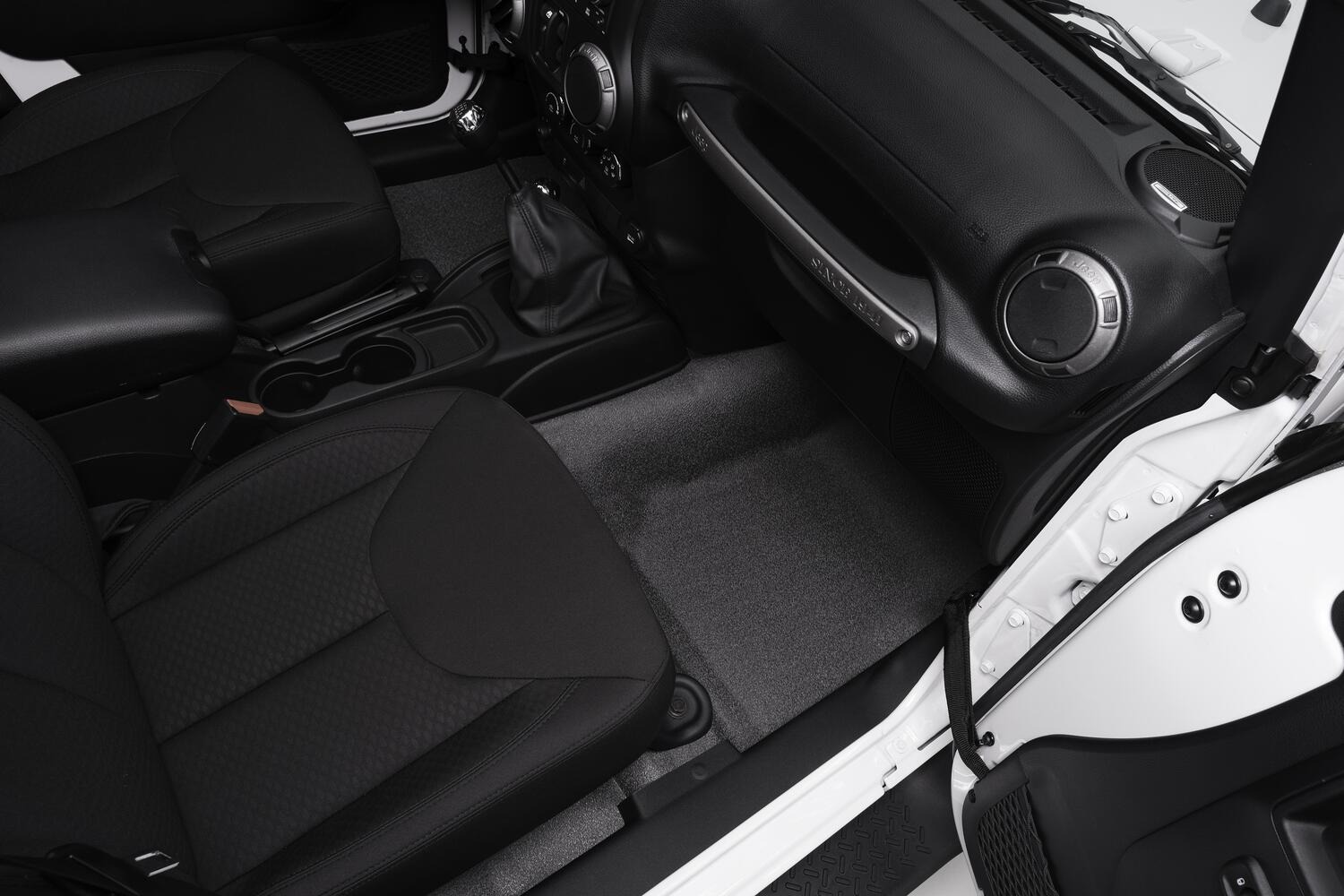 BedRug BTJK07F4 - BedTred Jeep Floor & Cargo Liner, Charcoal, Textured