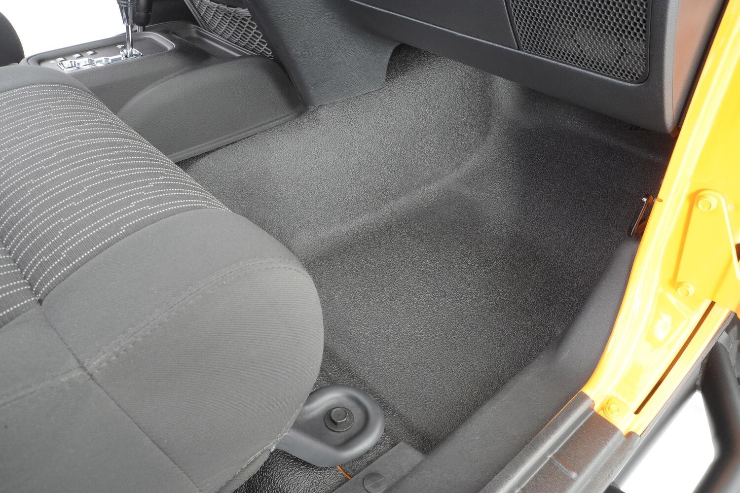 BedRug BTJK07F4 - BedTred Jeep Floor & Cargo Liner, Charcoal, Textured
