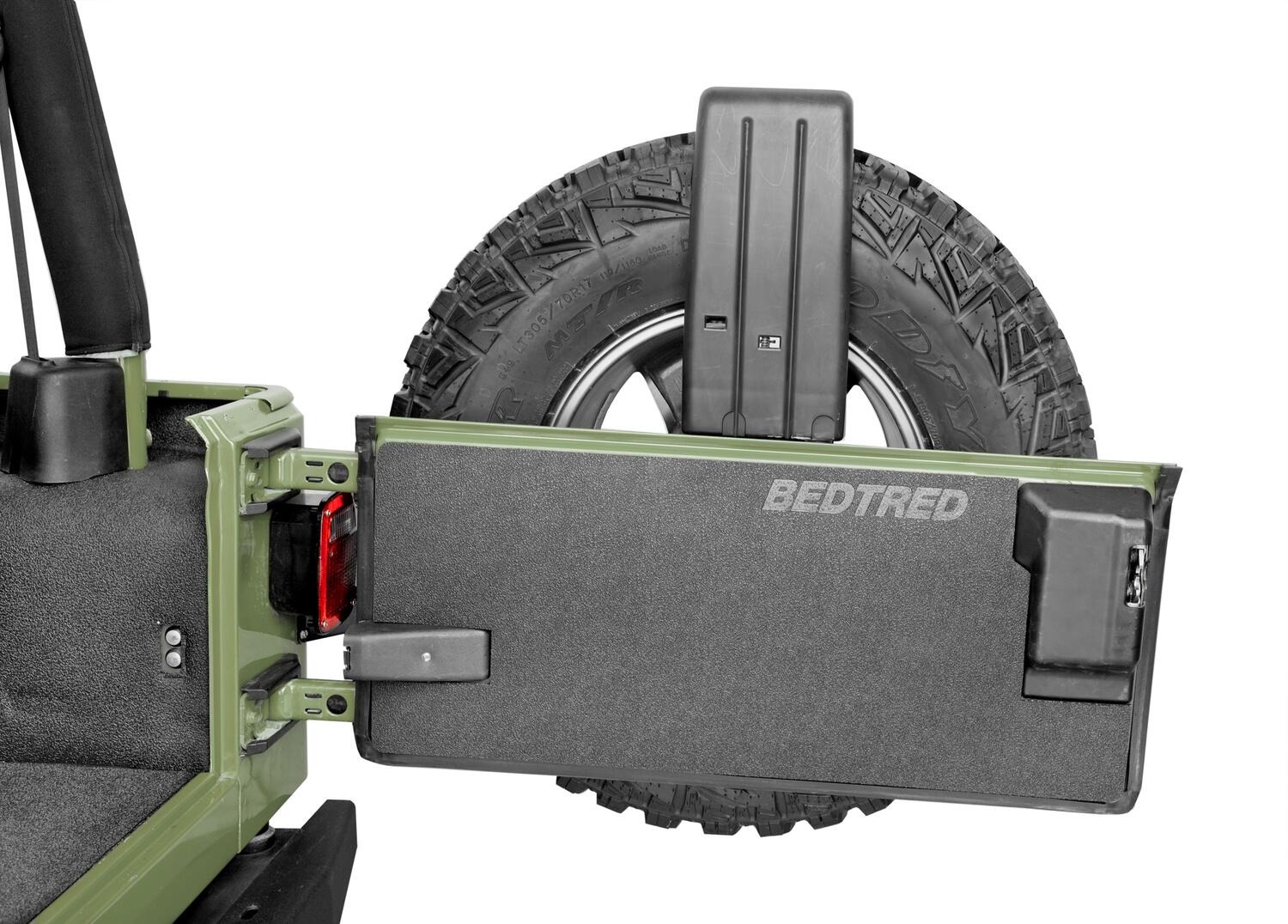 BedRug BTTJ97R - BedTred Jeep Floor & Cargo Liner, Charcoal, Textured