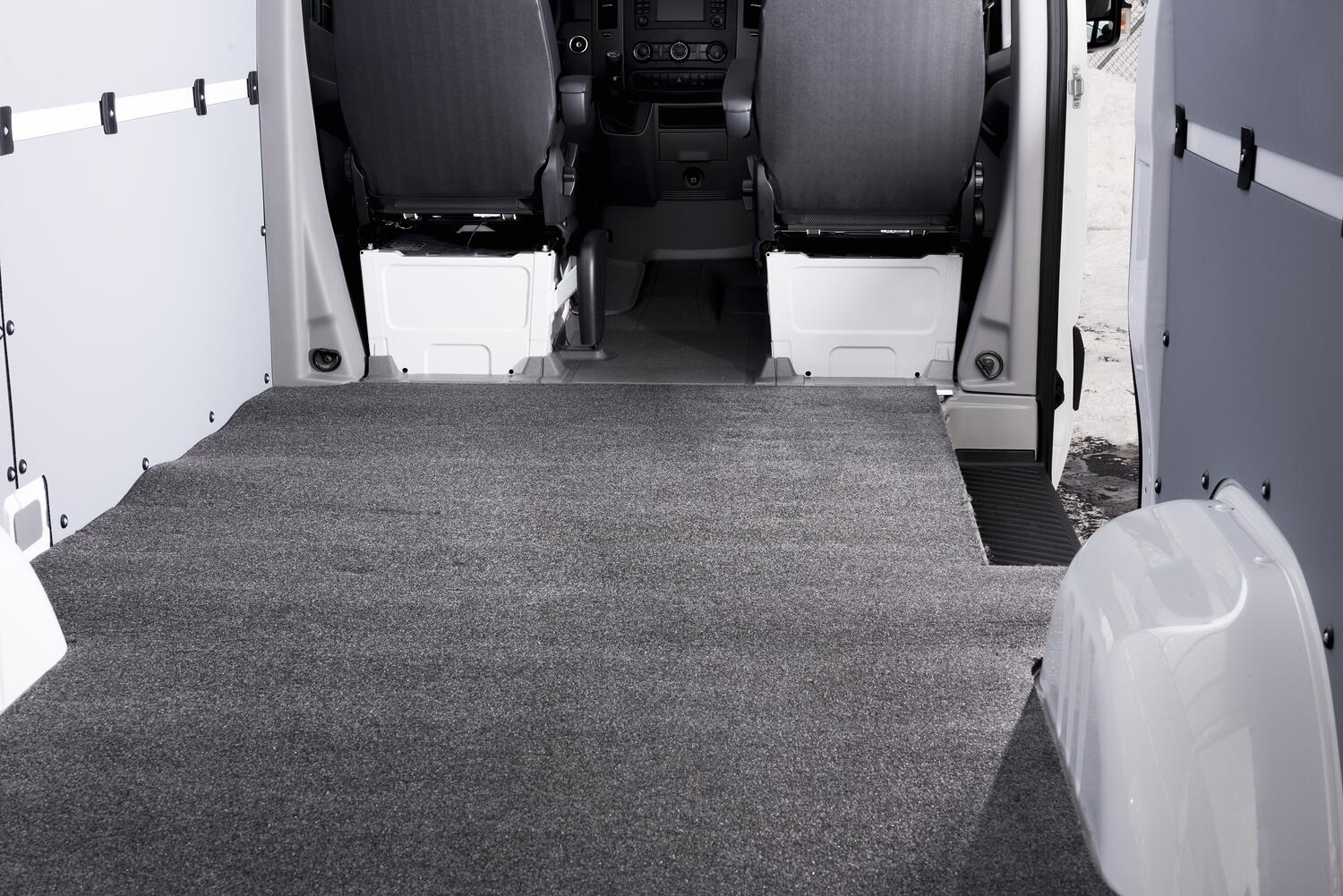 BedRug VRMS06LE - VanRug Cargo Liner, Charcoal, Polypropylene Fiber