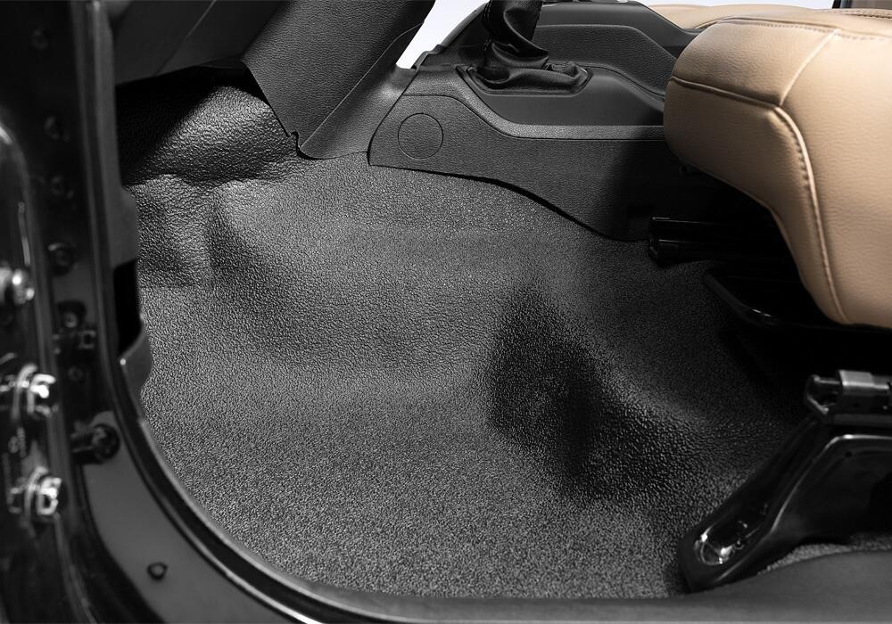 BedRug BTJL18F2 - BedTred Jeep Floor & Cargo Liner, Charcoal, Textured