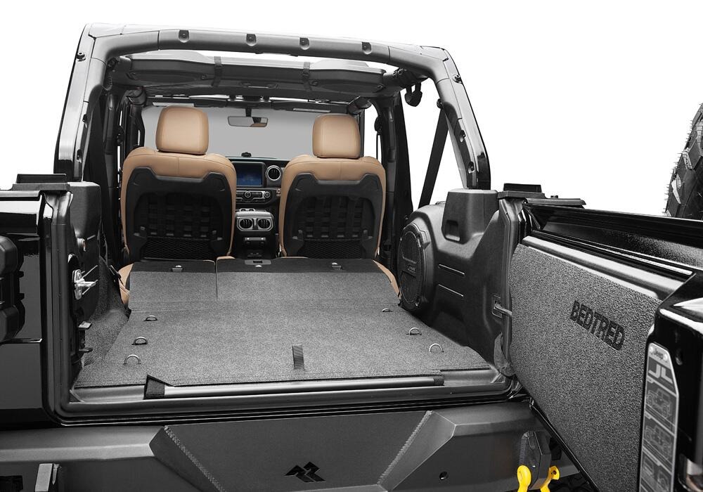 BedRug BTJL18F2 - BedTred Jeep Floor & Cargo Liner, Charcoal, Textured
