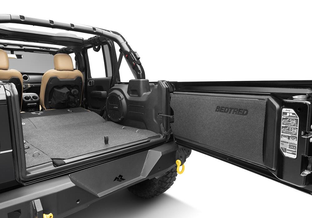 BedRug BTJL18F2 - BedTred Jeep Floor & Cargo Liner, Charcoal, Textured