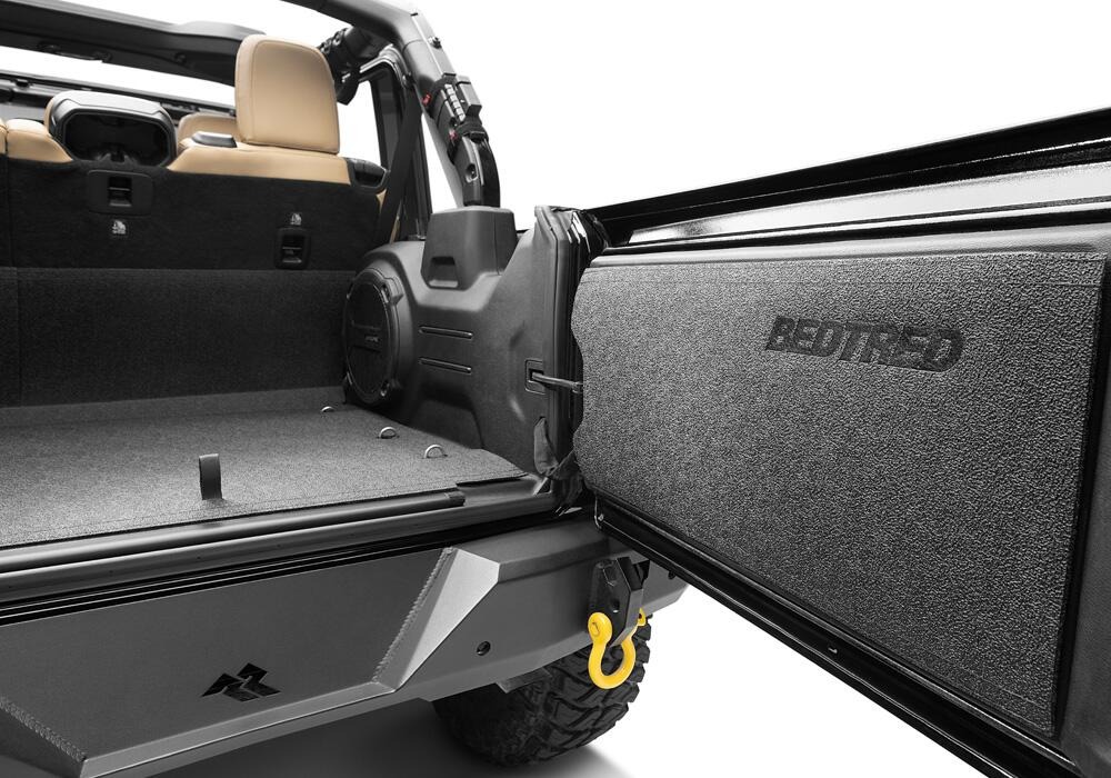 BedRug BTJL18F2 - BedTred Jeep Floor & Cargo Liner, Charcoal, Textured