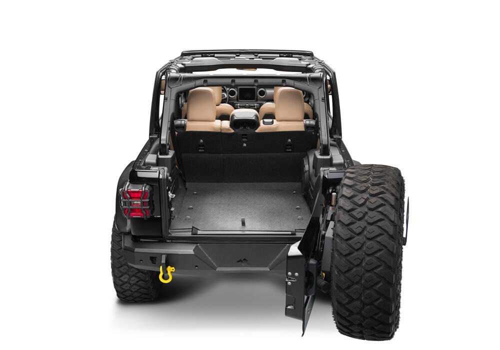 BedRug BTJL18F2 - BedTred Jeep Floor & Cargo Liner, Charcoal, Textured