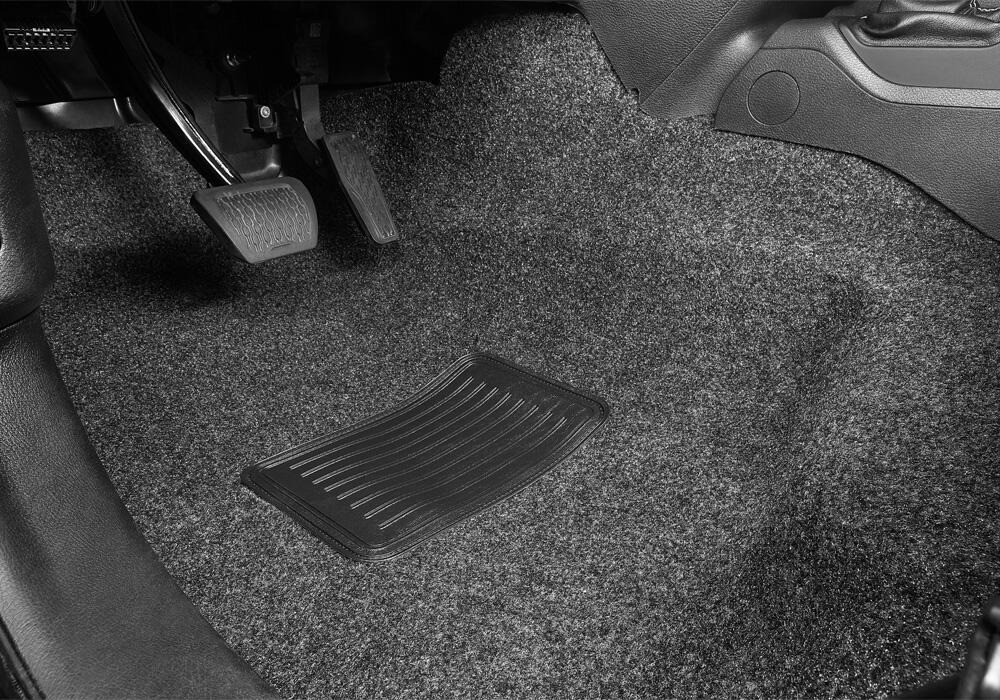 BedRug BRJL18F2 - Jeep Floor & Cargo Liner, Charcoal, Polypropylene Fiber