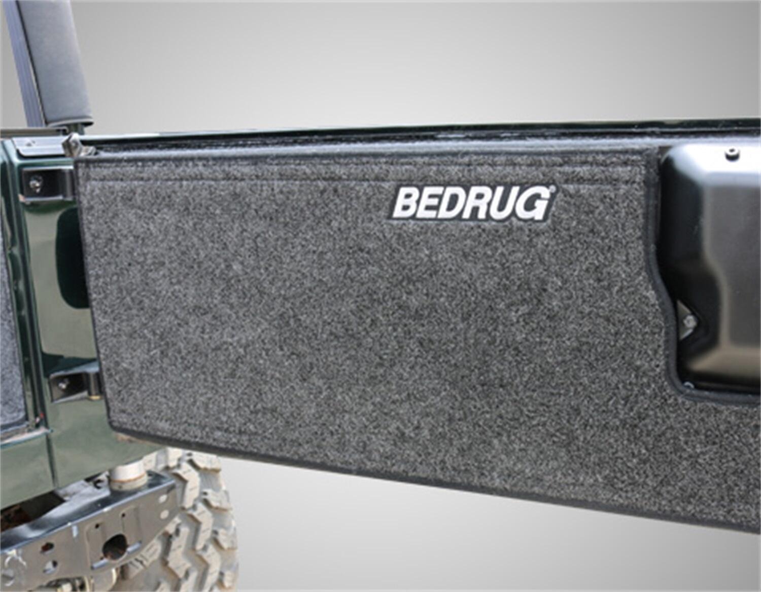 BedRug BRCJTG - Jeep Floor & Cargo Liner, Charcoal, Polypropylene Fiber
