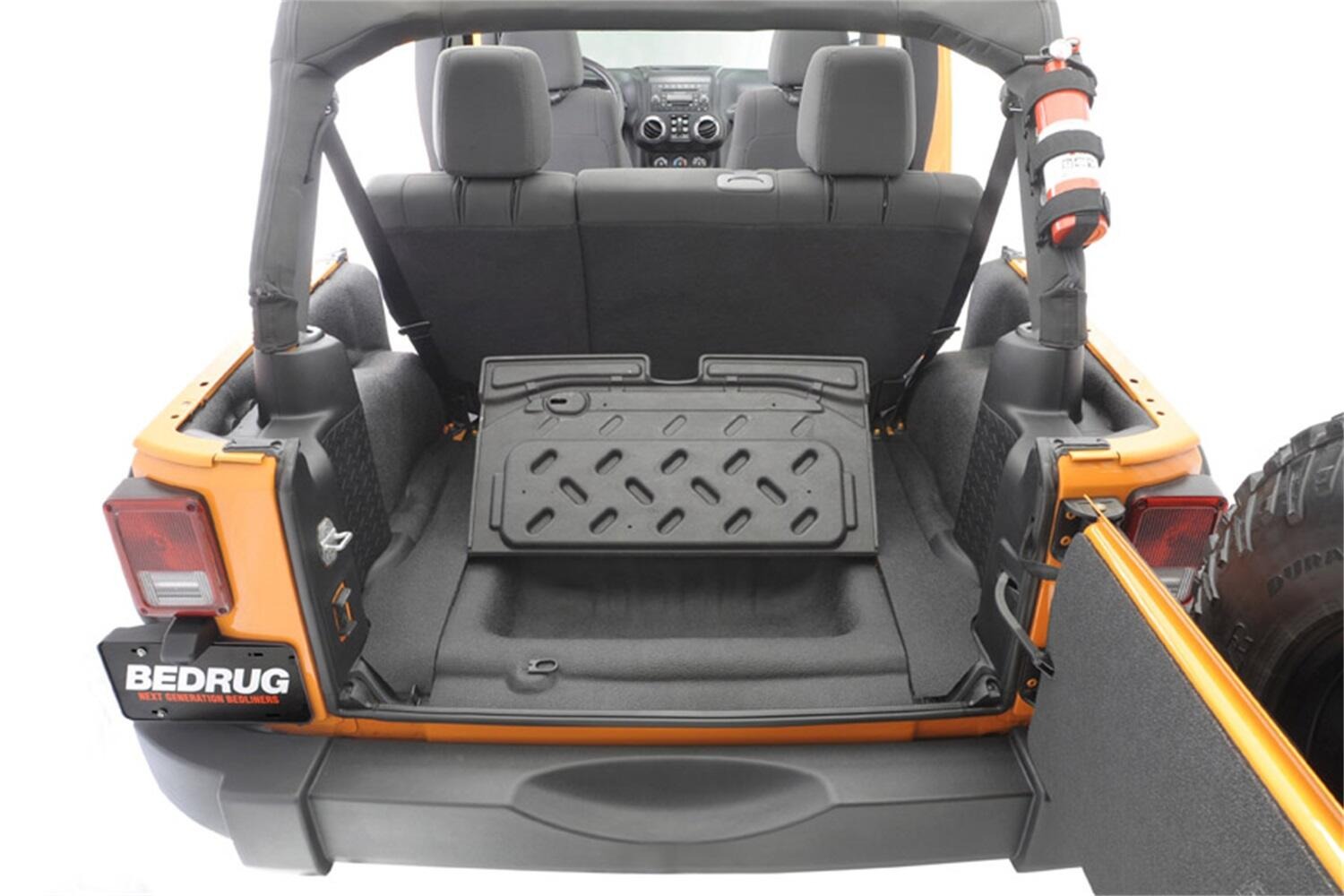BedRug BTJK11R2 - BedTred Jeep Floor & Cargo Liner, Charcoal, Textured