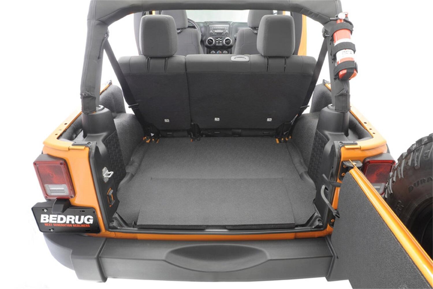 BedRug BTJK11R2 - BedTred Jeep Floor & Cargo Liner, Charcoal, Textured