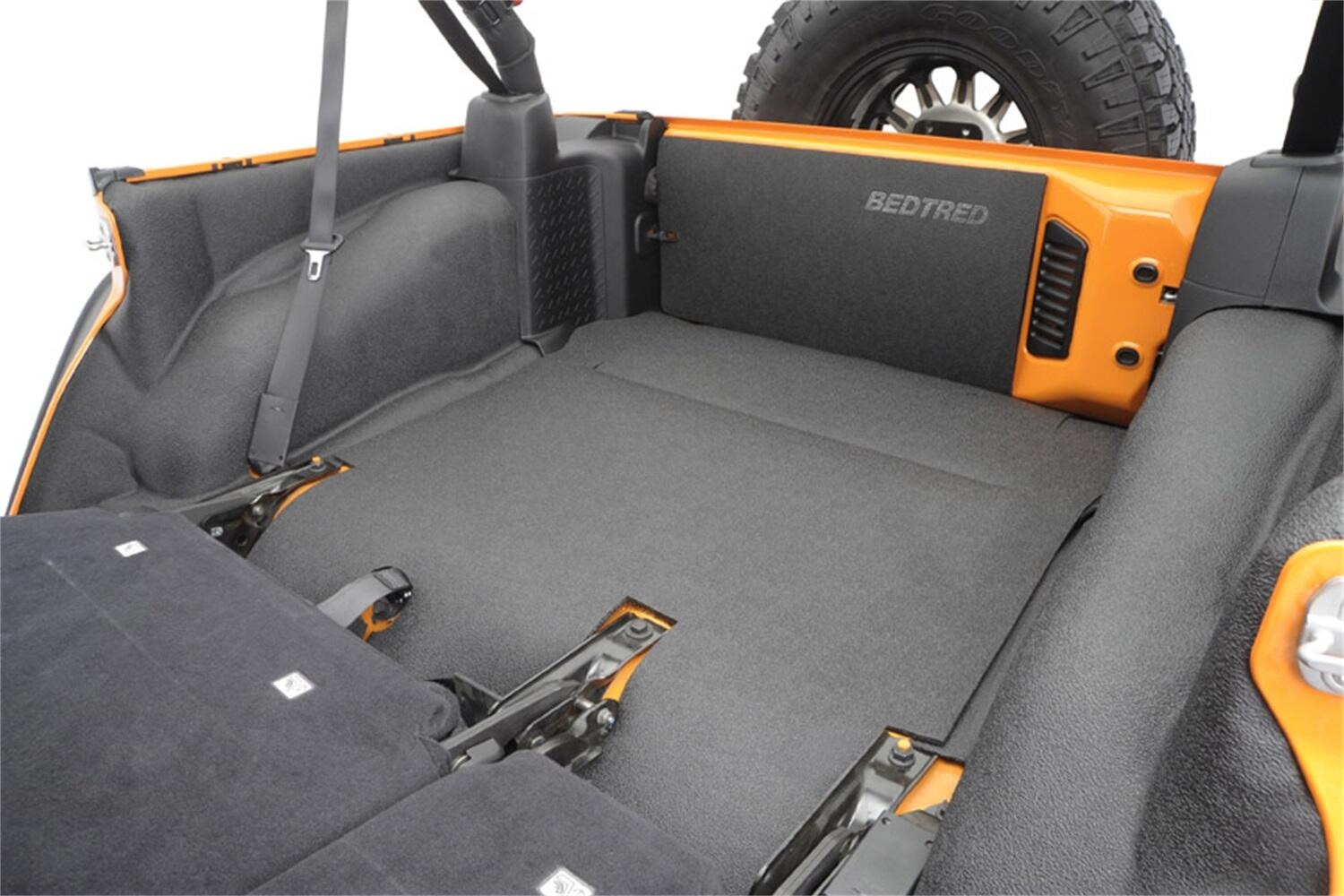 BedRug BTJK11R2 - BedTred Jeep Floor & Cargo Liner, Charcoal, Textured