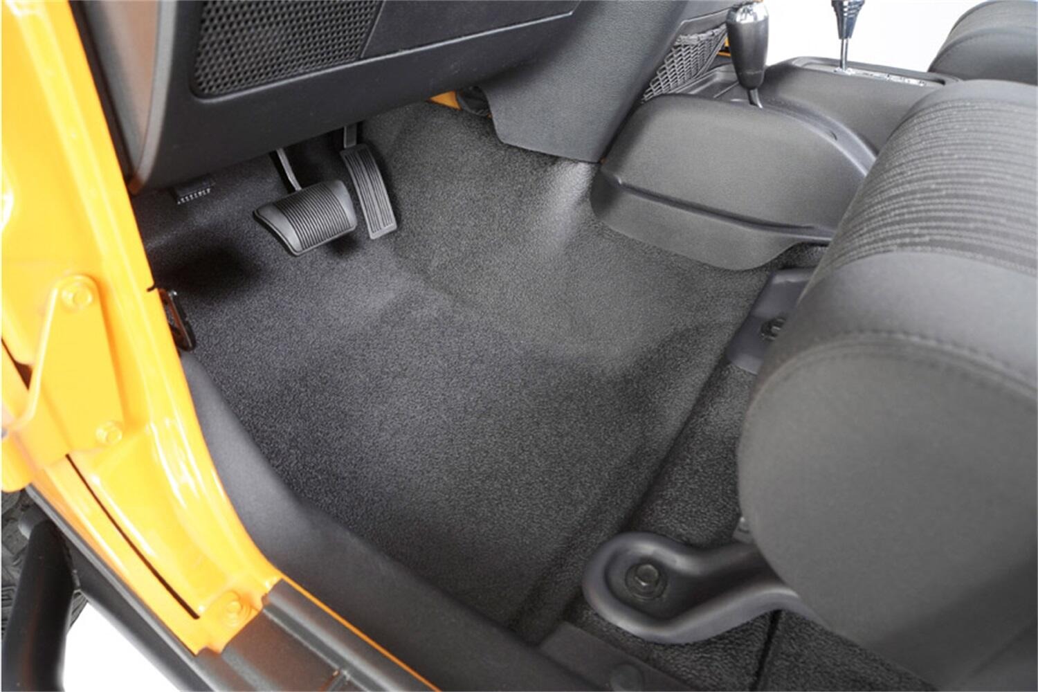 BedRug BTJK07F2 - BedTred Jeep Floor & Cargo Liner, Charcoal, Textured