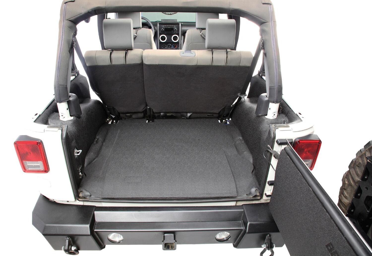 BedRug BTJK07R2 - BedTred Jeep Floor & Cargo Liner, Charcoal, Textured